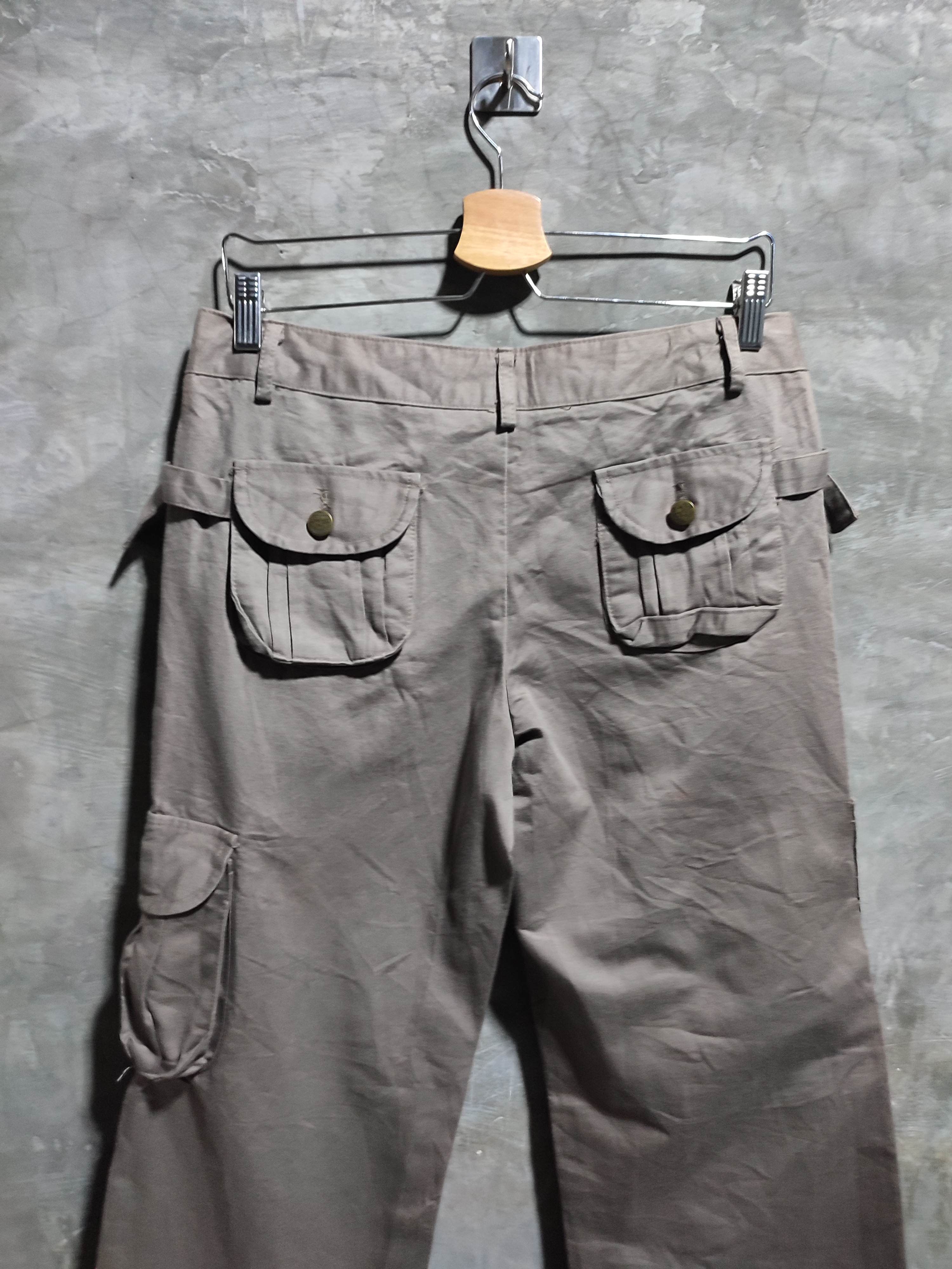 Japanese Brand 🔥Grandprix 3D Pocket Cargo Multipocket Flared Pants Size US 30 / EU 46 - 13 Thumbnail