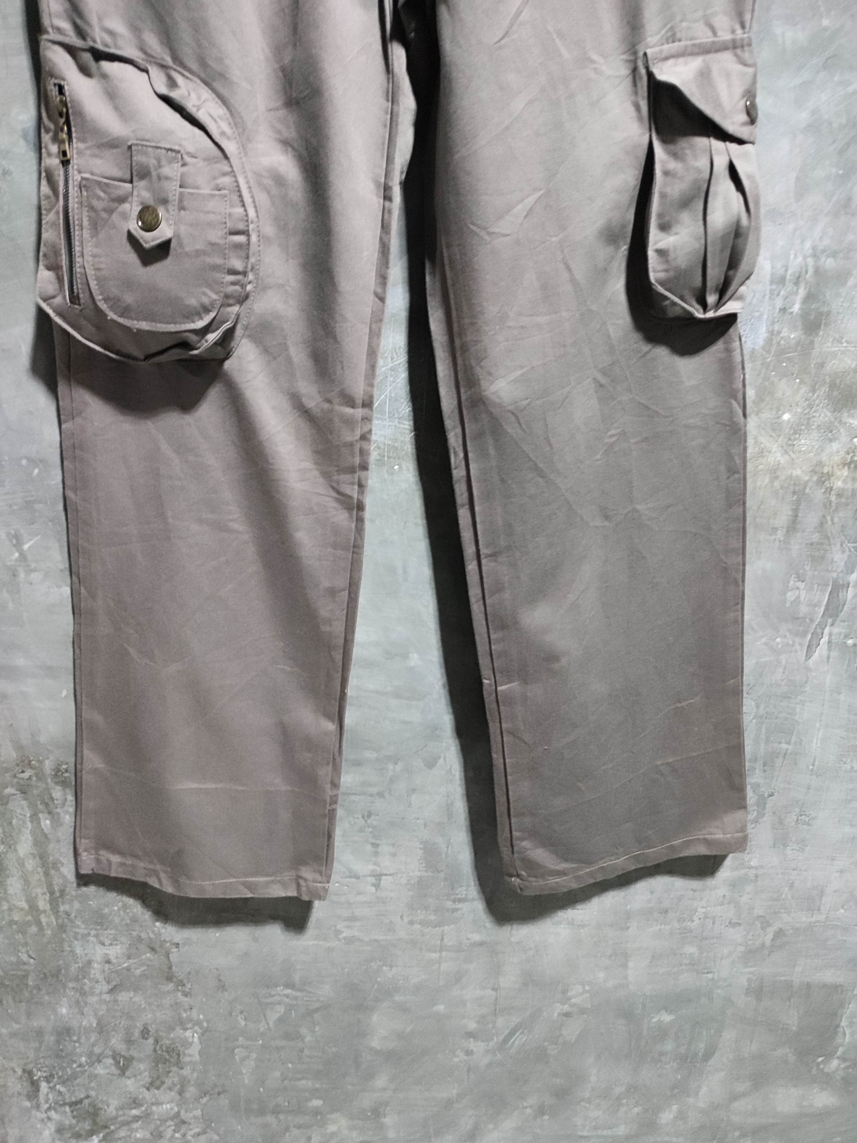 Japanese Brand 🔥Grandprix 3D Pocket Cargo Multipocket Flared Pants Size US 30 / EU 46 - 8 Thumbnail