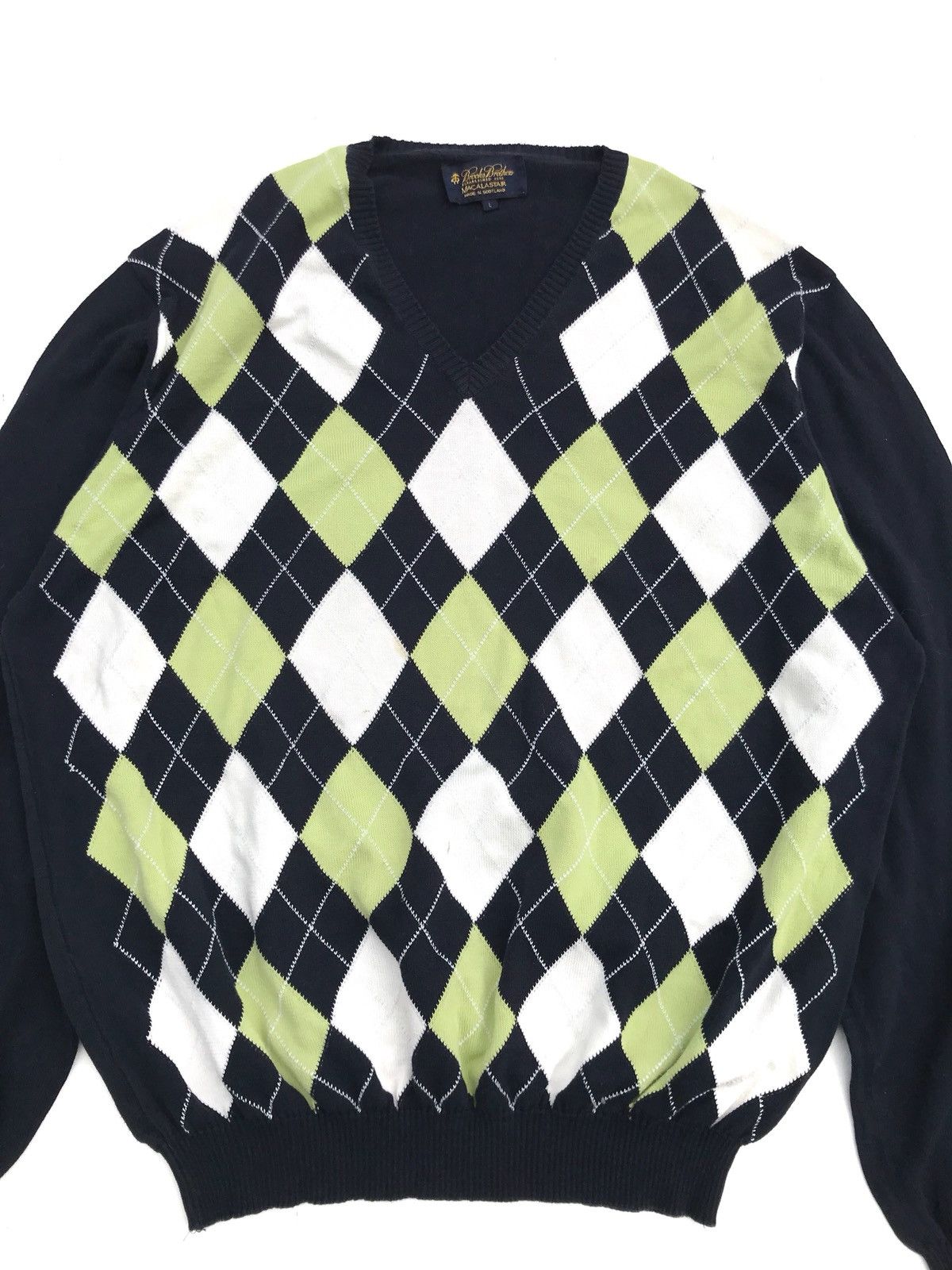 Brooks Brothers Brooks Brothers Hand Knit Sweater Jumper Size US L / EU 52-54 / 3 - 3 Thumbnail