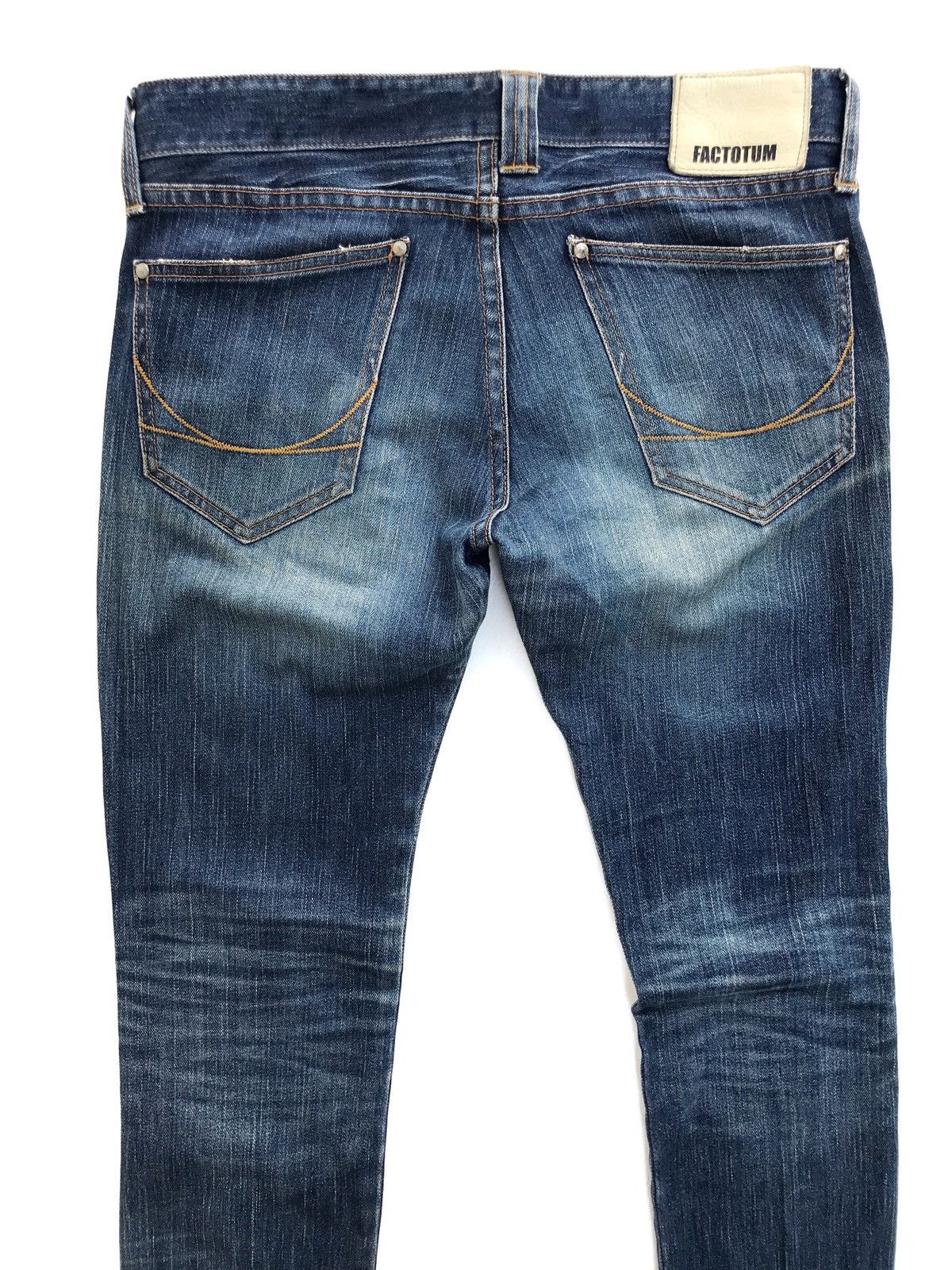 FACTOTUM Factotum Slim Fits Distressed Jeans Made In Japan Size US 30 / EU 46 - 3 Thumbnail