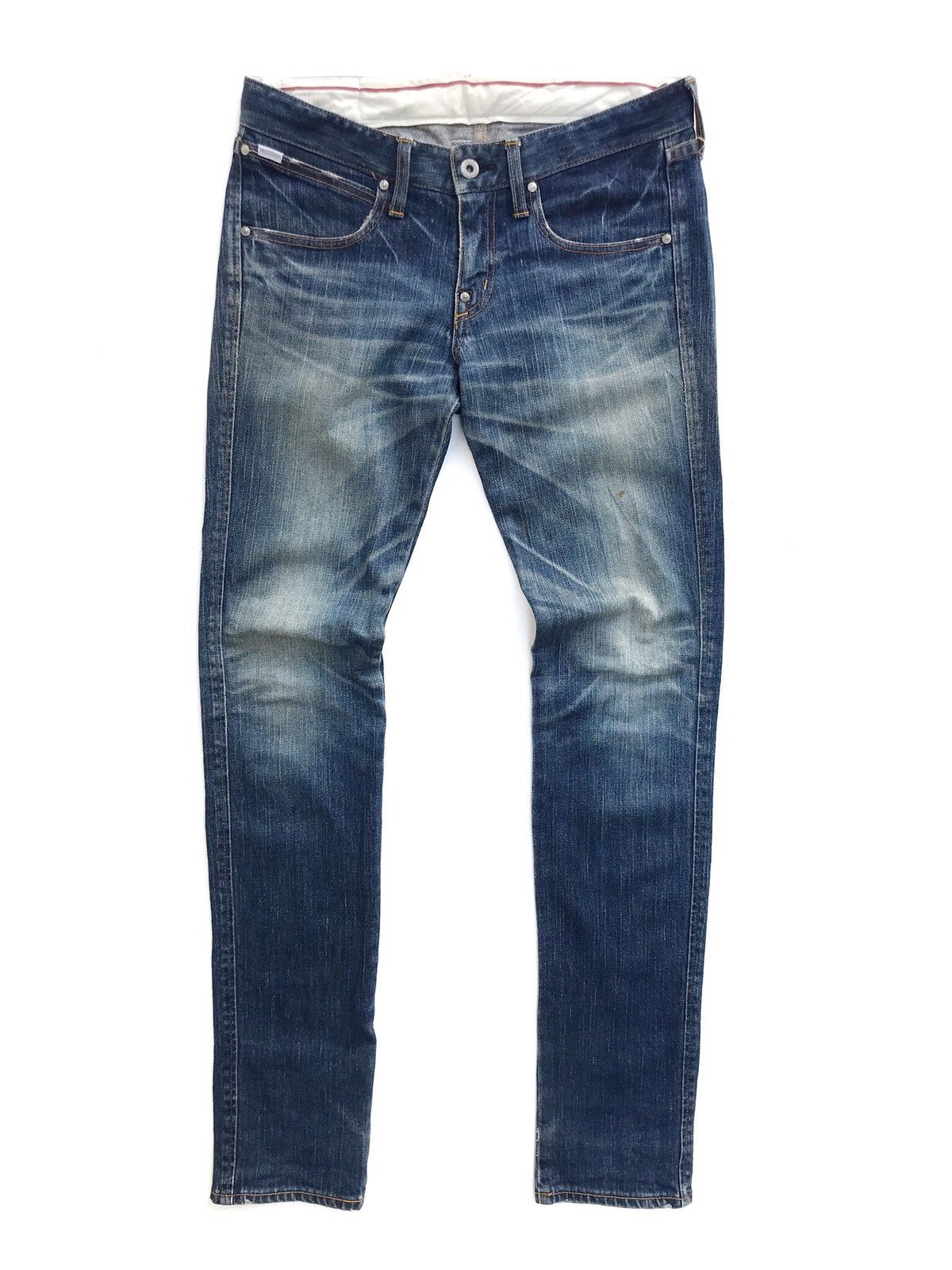 FACTOTUM Factotum Slim Fits Distressed Jeans Made In Japan Size US 30 / EU 46 - 2 Thumbnail