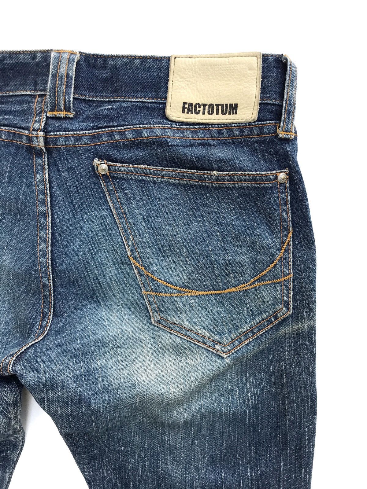 FACTOTUM Factotum Slim Fits Distressed Jeans Made In Japan Size US 30 / EU 46 - 8 Thumbnail