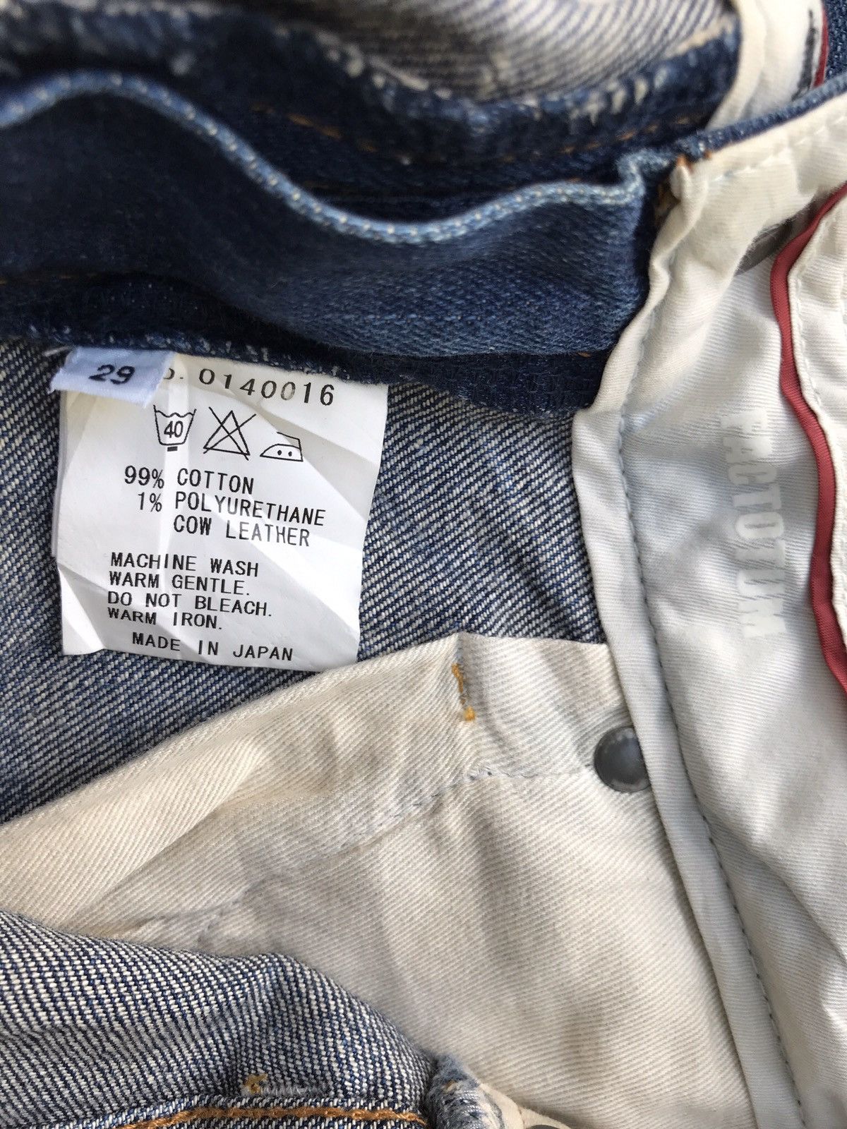 FACTOTUM Factotum Slim Fits Distressed Jeans Made In Japan Size US 30 / EU 46 - 11 Thumbnail