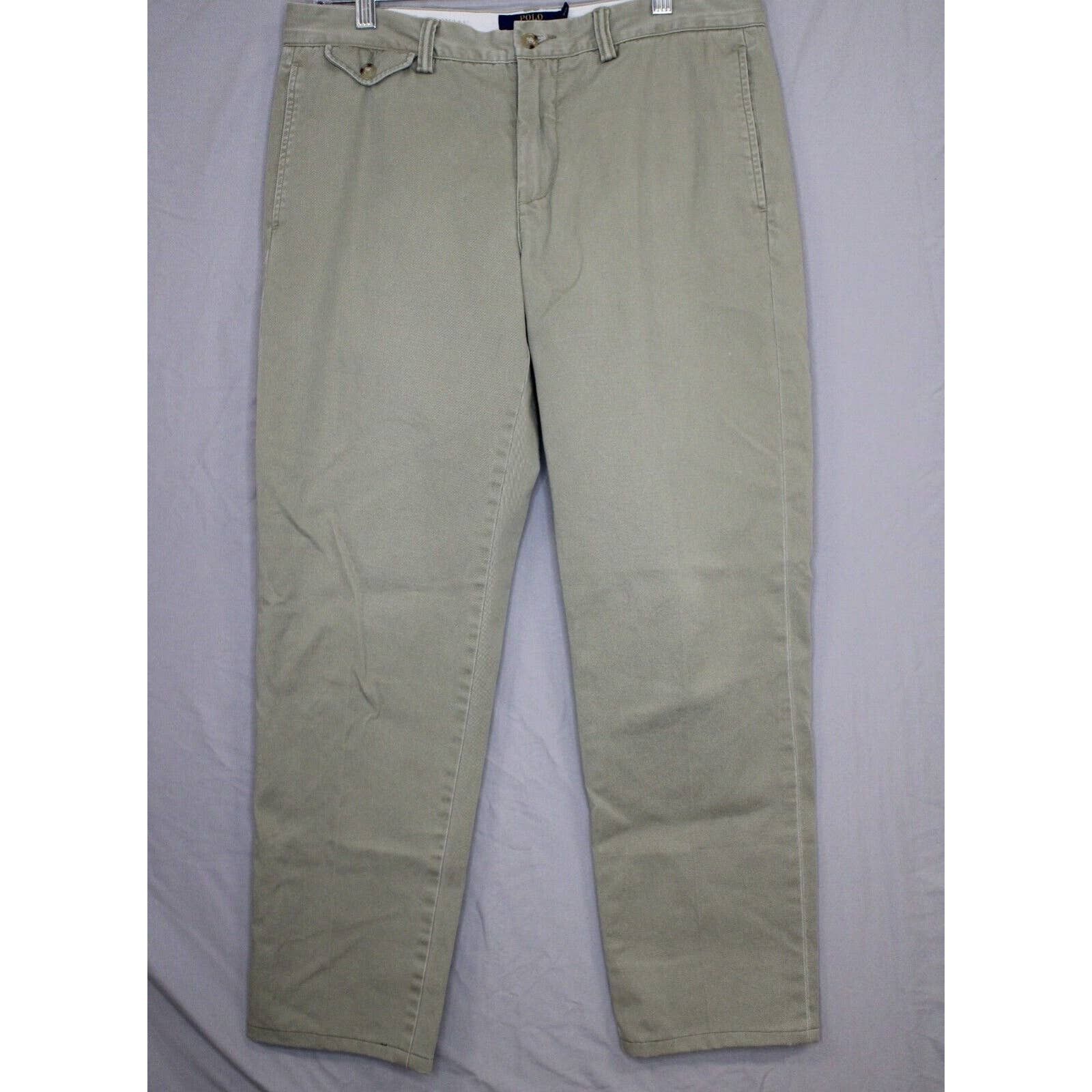Polo Ralph Lauren Polo Ralph Lauren Womens Tan Pants The Boyfriend Size ...
