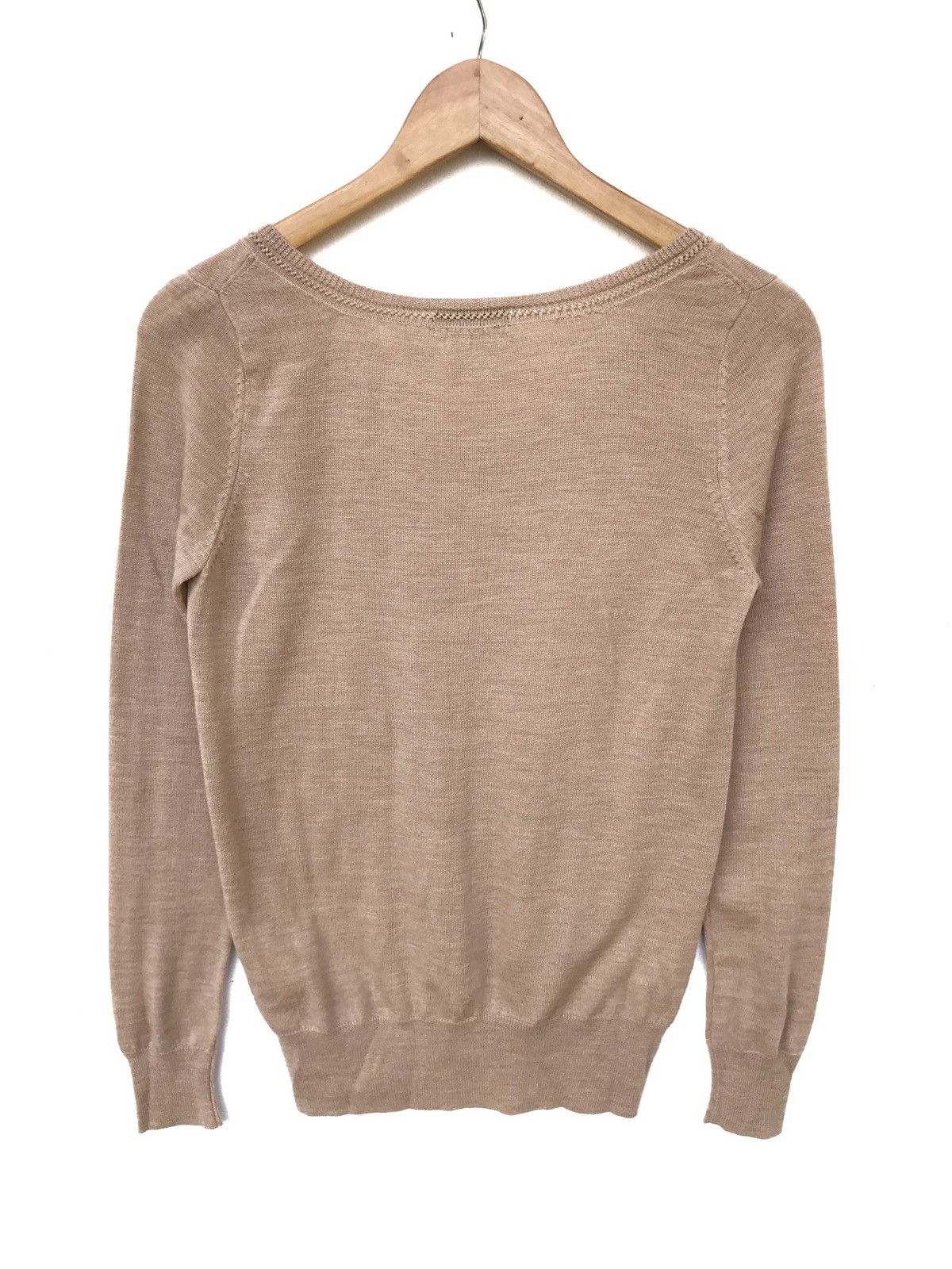 NANO universe Japanese Brand Nano Universe Hand Knit LS Sweatshirt Size US XS / EU 42 / 0 - 2 Thumbnail
