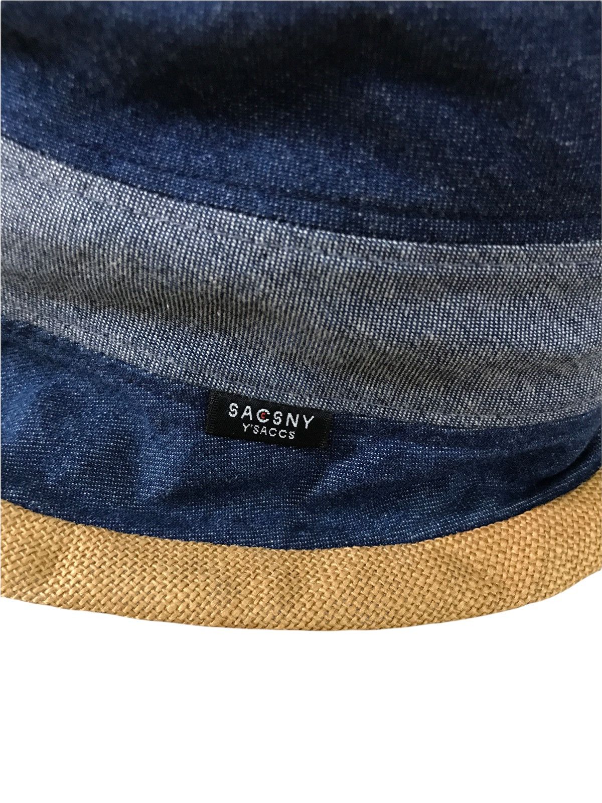 Yohji Yamamoto Yohji Yamamoto Y’saccs Denim Bucket Hat Size ONE SIZE - 4 Thumbnail