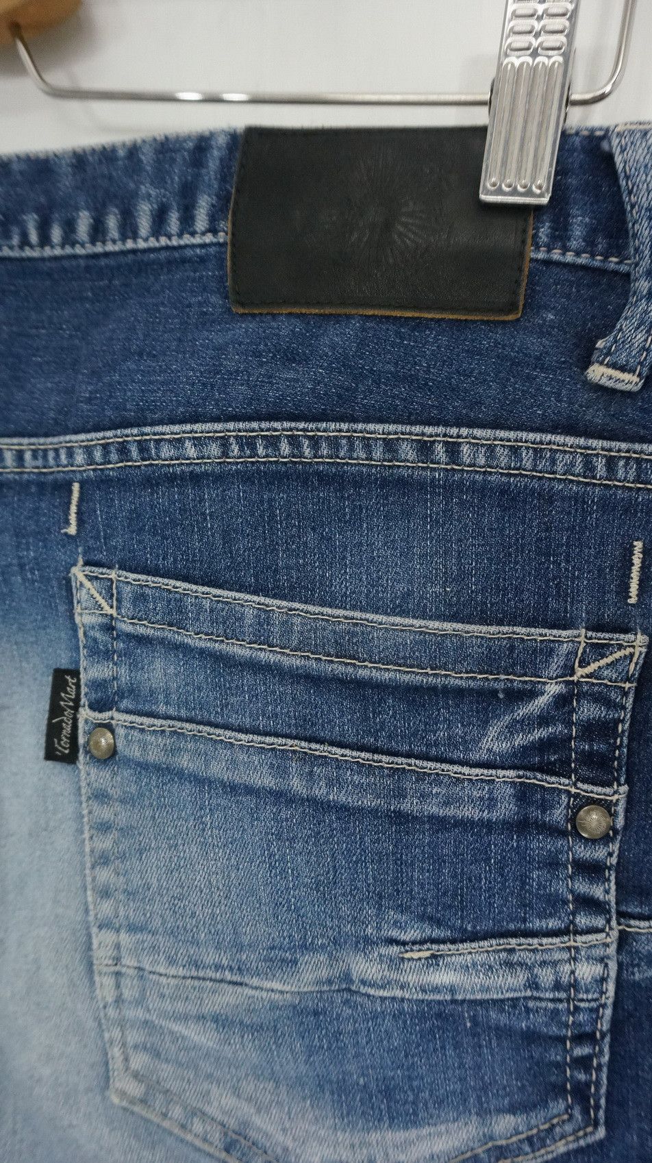 Japanese Brand Fire! TORNADO MART Skinny Stretchy Jeans Size US 30 / EU 46 - 9 Thumbnail