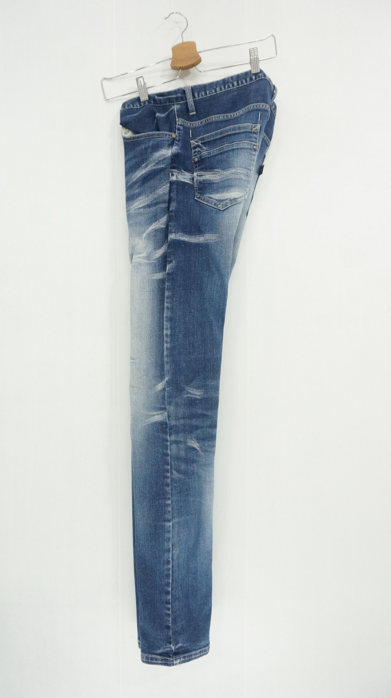 Japanese Brand Fire! TORNADO MART Skinny Stretchy Jeans Size US 30 / EU 46 - 10 Thumbnail