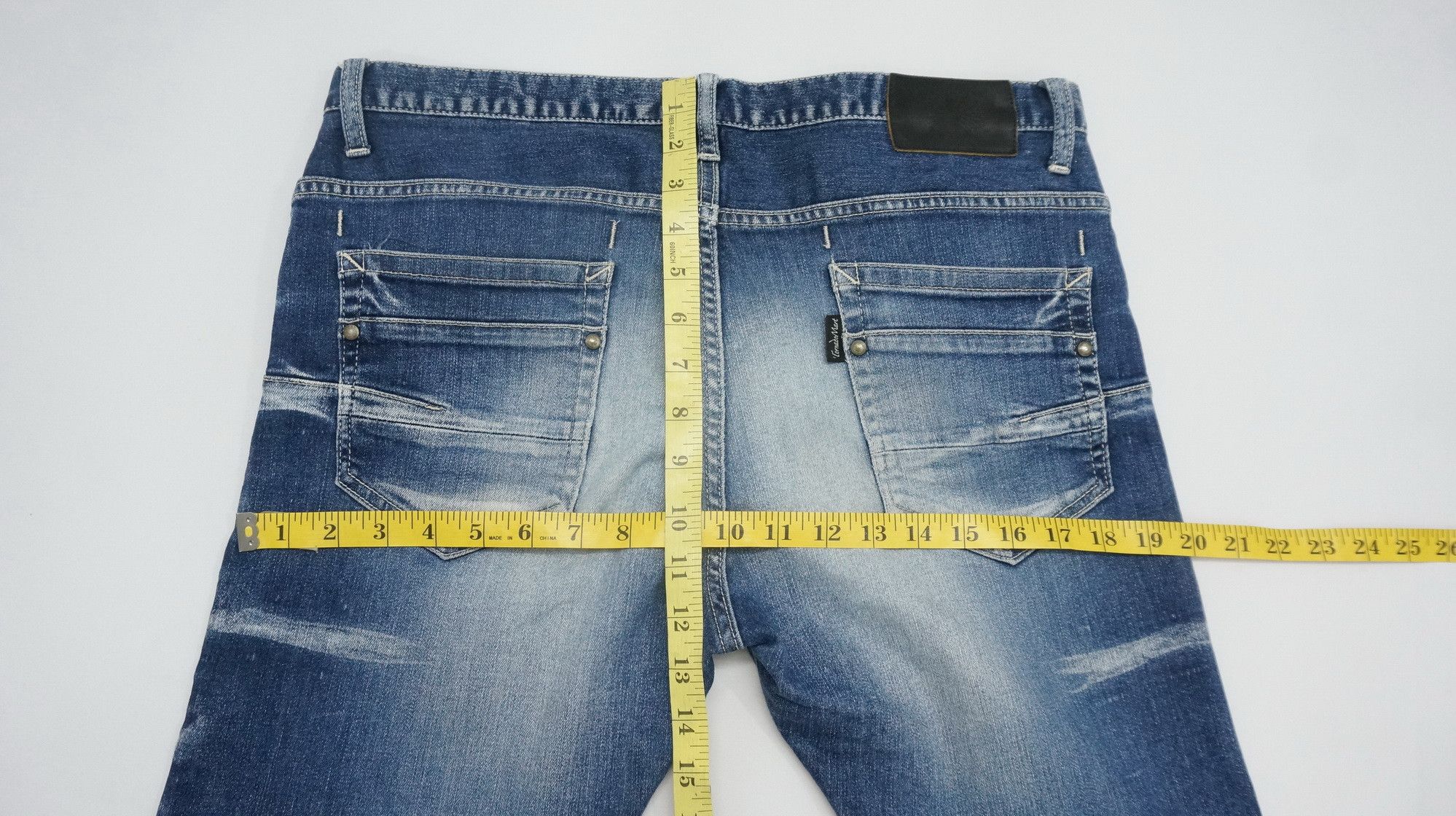 Japanese Brand Fire! TORNADO MART Skinny Stretchy Jeans Size US 30 / EU 46 - 15 Thumbnail