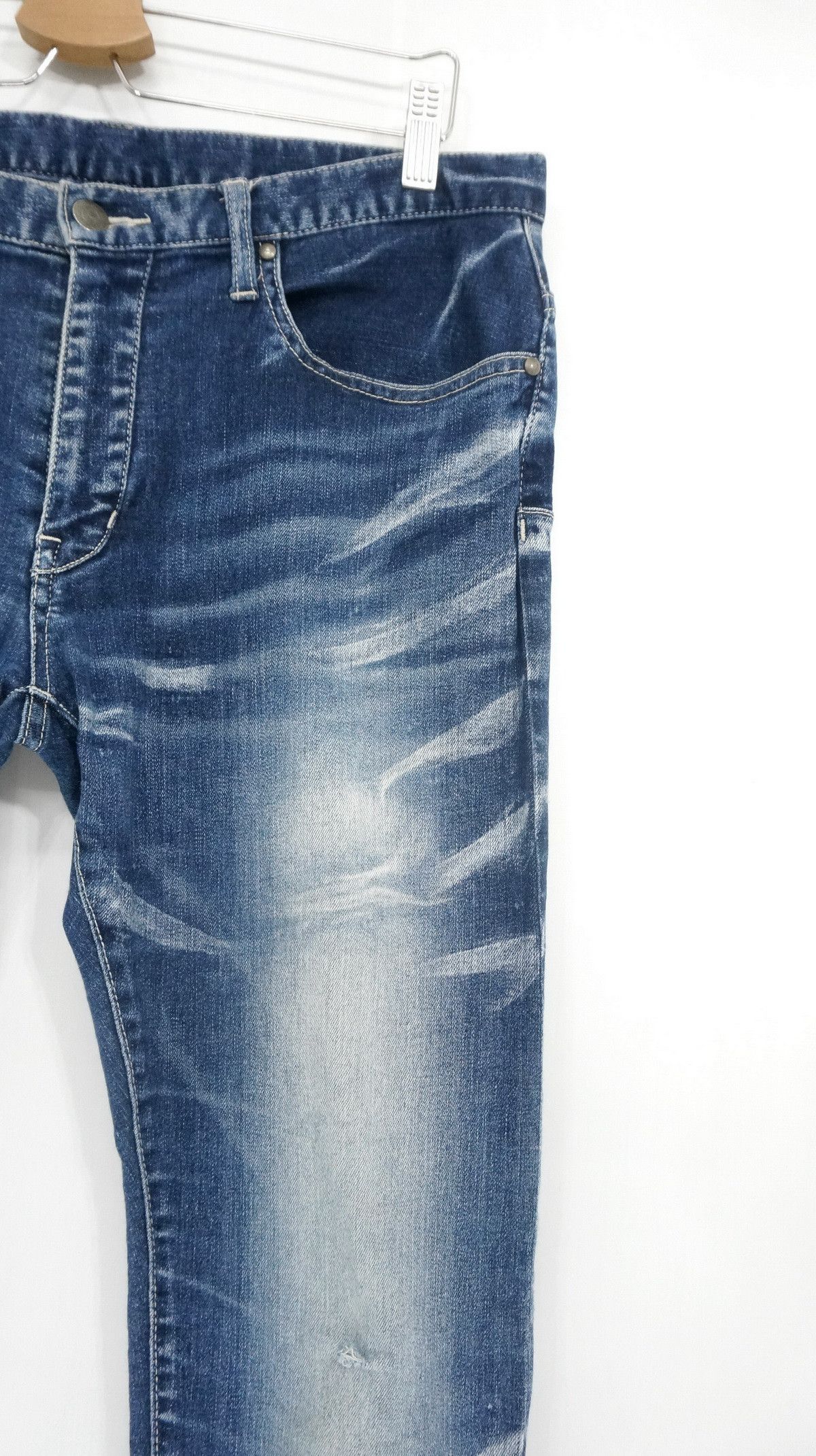 Japanese Brand Fire! TORNADO MART Skinny Stretchy Jeans Size US 30 / EU 46 - 4 Thumbnail