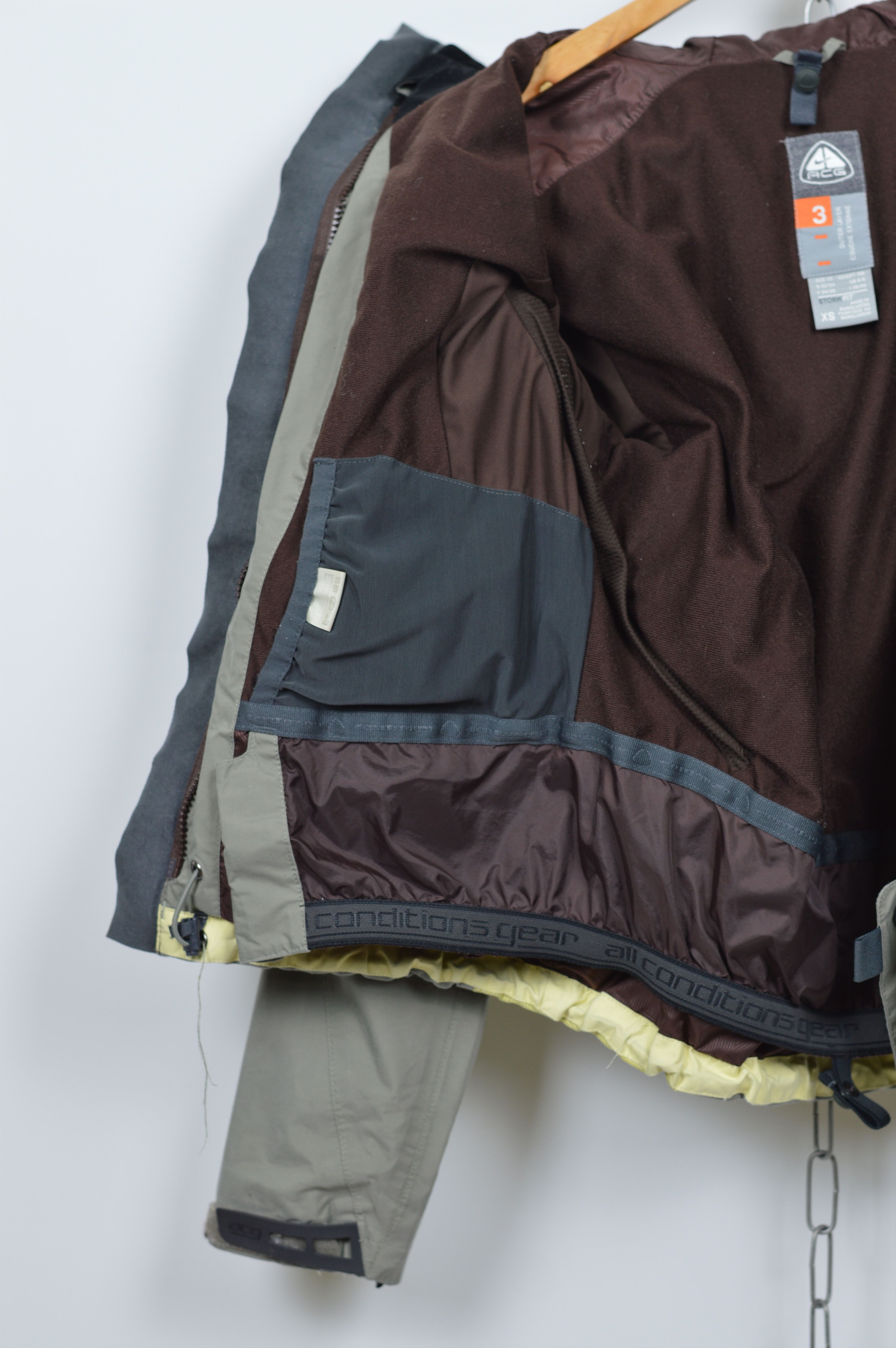 Nike × Nike ACG × Vintage Vintage Nike ACG Windbreaker Ski Jacket Olive Size XS / US 0-2 / IT 36-38 - 8 Thumbnail