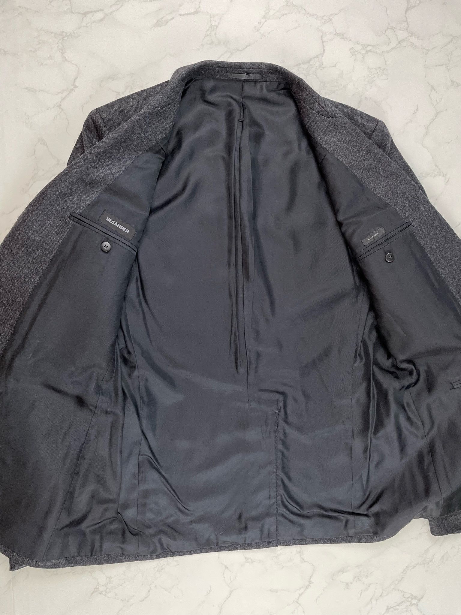Jil Sander 🔥80% OFF🔥 [SALE] Jil Sander Grey Wool Blazer Light Jacket Size US XL / EU 56 / 4 - 9 Thumbnail