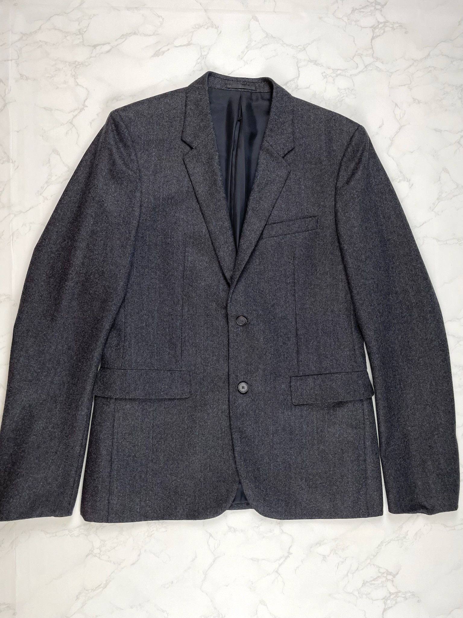 Jil Sander 🔥80% OFF🔥 [SALE] Jil Sander Grey Wool Blazer Light Jacket Size US XL / EU 56 / 4 - 6 Thumbnail
