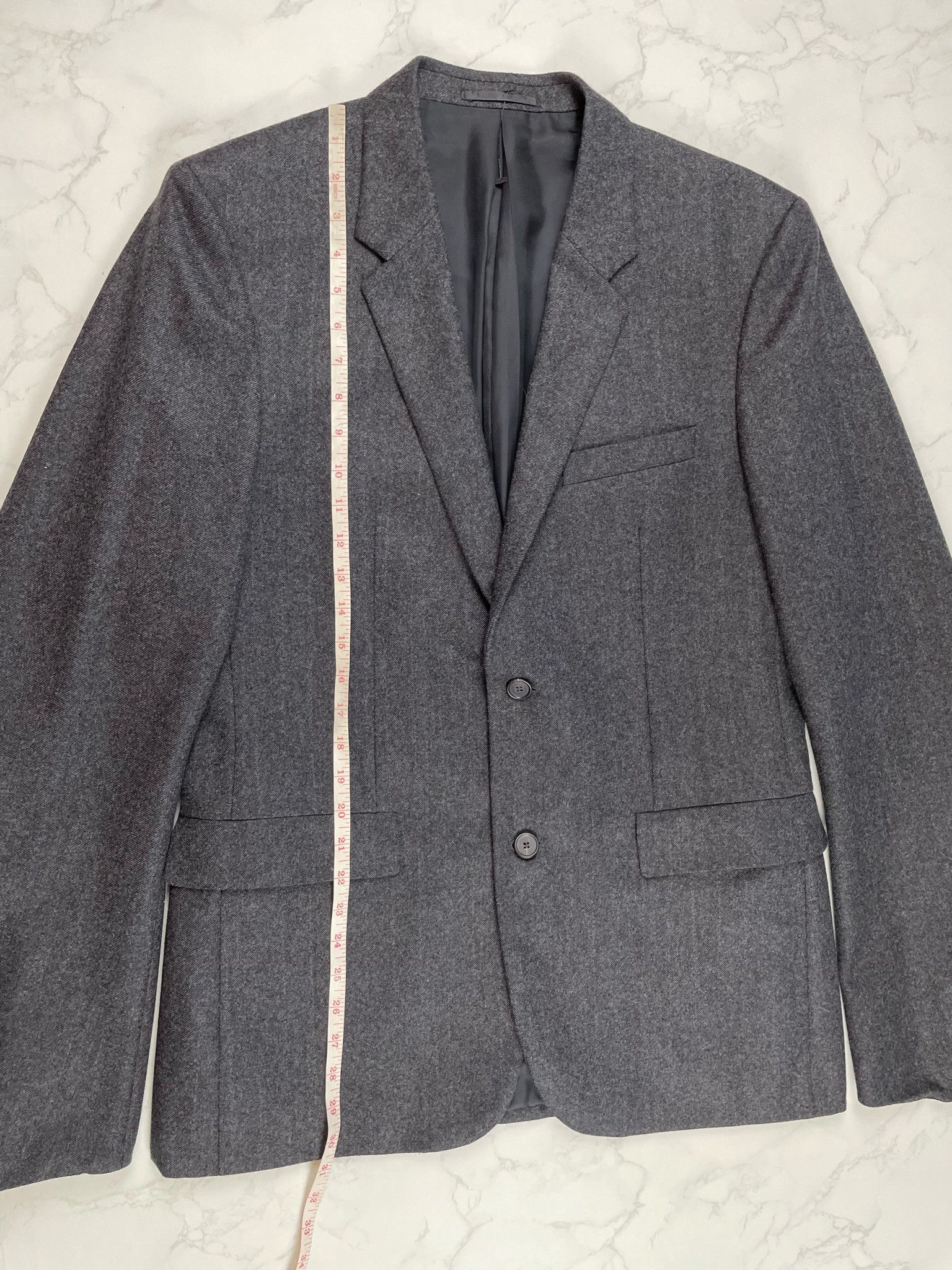 Jil Sander 🔥80% OFF🔥 [SALE] Jil Sander Grey Wool Blazer Light Jacket Size US XL / EU 56 / 4 - 3 Thumbnail