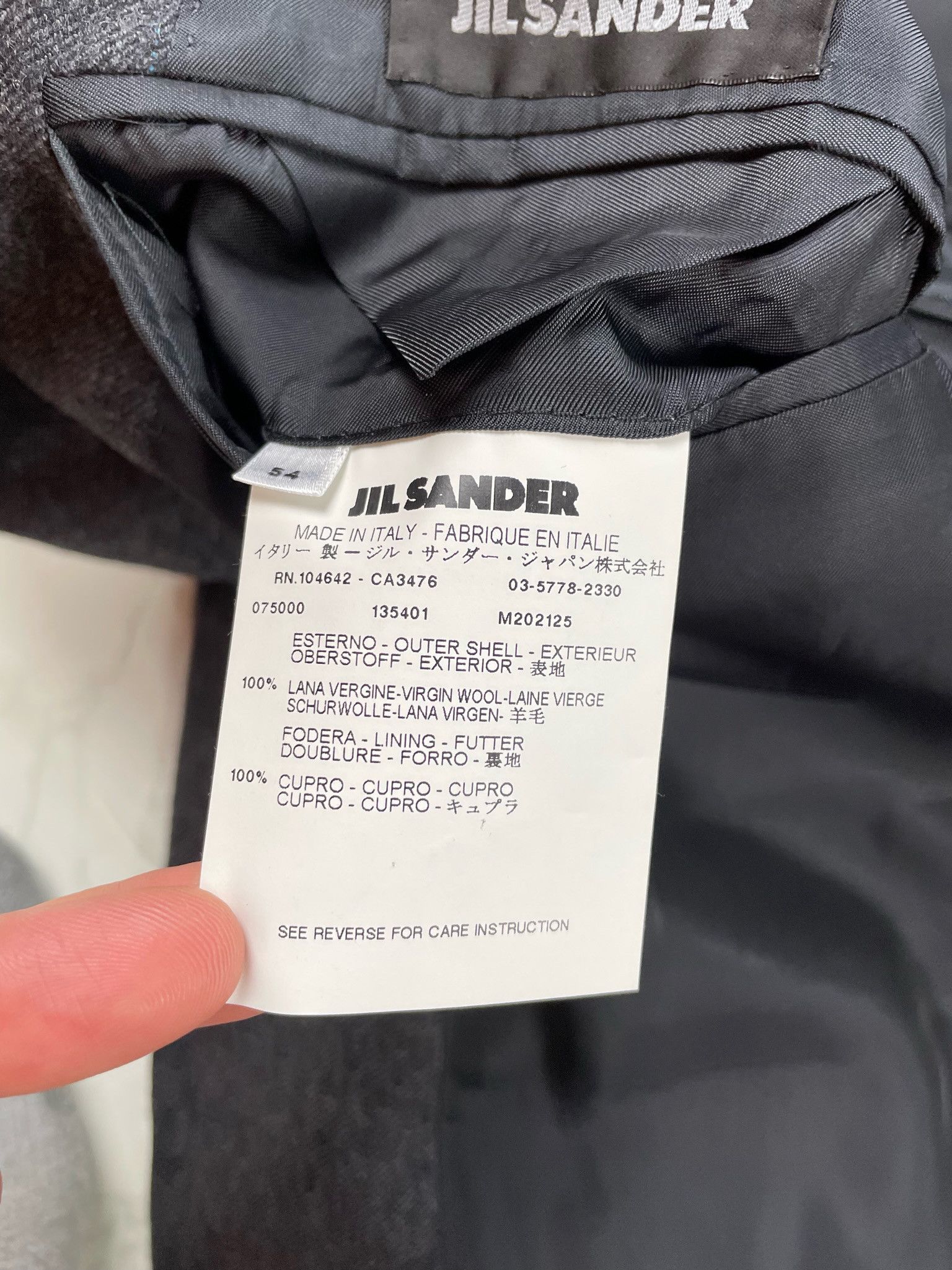 Jil Sander 🔥80% OFF🔥 [SALE] Jil Sander Grey Wool Blazer Light Jacket Size US XL / EU 56 / 4 - 11 Thumbnail