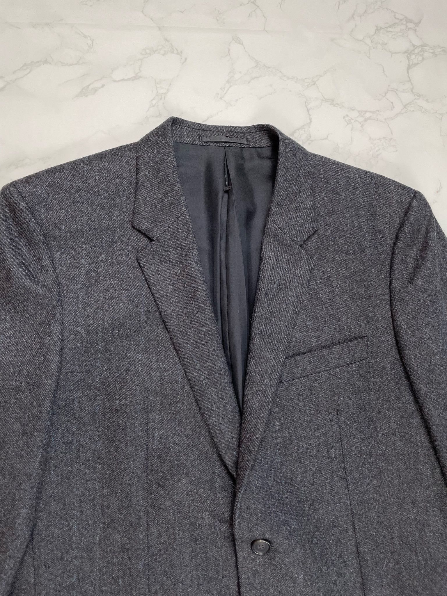 Jil Sander 🔥80% OFF🔥 [SALE] Jil Sander Grey Wool Blazer Light Jacket Size US XL / EU 56 / 4 - 7 Thumbnail