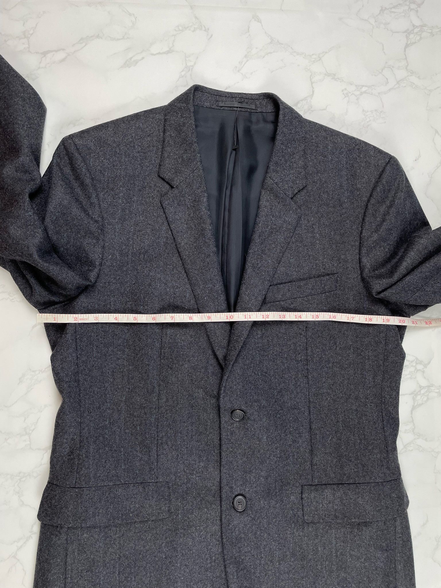 Jil Sander 🔥80% OFF🔥 [SALE] Jil Sander Grey Wool Blazer Light Jacket Size US XL / EU 56 / 4 - 2 Thumbnail