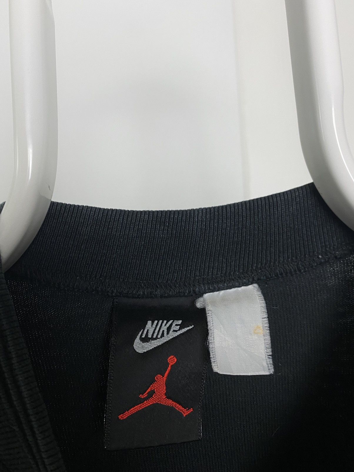 Jordan Brand × Nike × Vintage Nike Air Jordan vintage black T-shirt big logo 90s Size US L / EU 52-54 / 3 - 3 Thumbnail