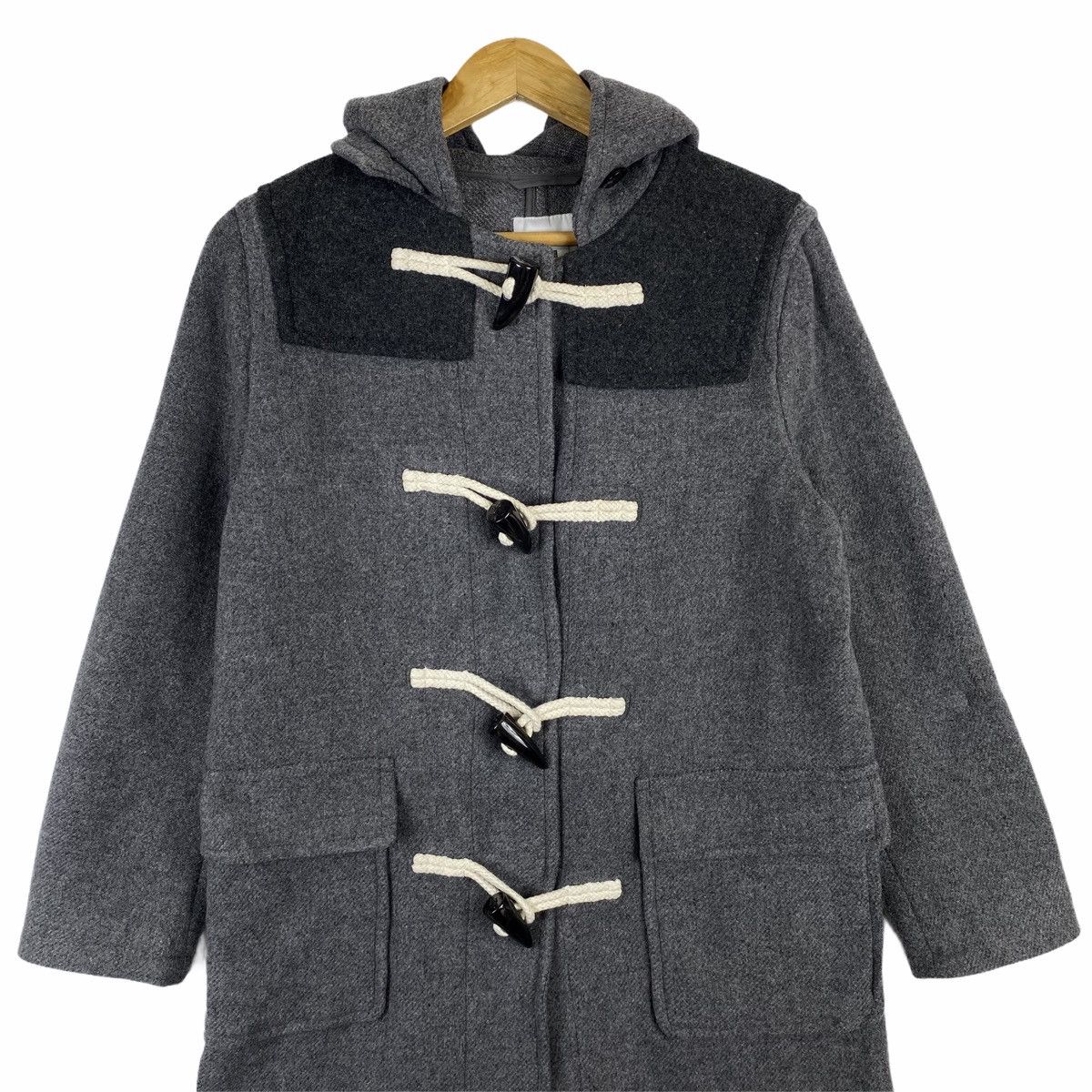 JW Anderson × Japanese Brand × Uniqlo JW ANDERSON X UNIQLO Toggle Button Hoodie Wool Jacket Size US L / EU 52-54 / 3 - 6 Thumbnail
