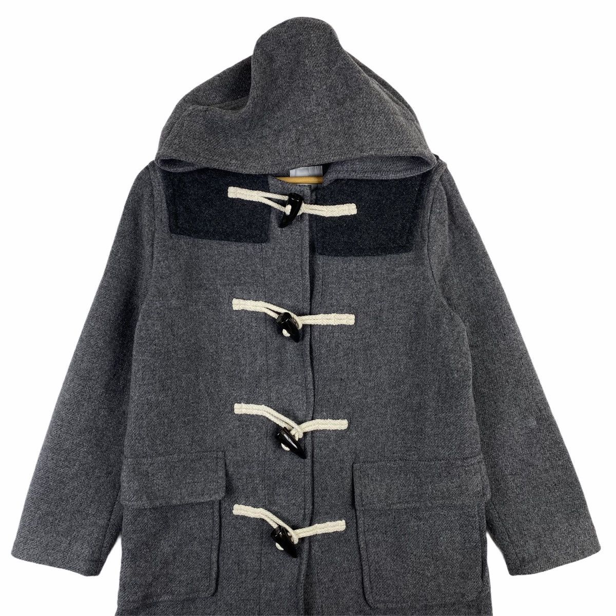 JW Anderson × Japanese Brand × Uniqlo JW ANDERSON X UNIQLO Toggle Button Hoodie Wool Jacket Size US L / EU 52-54 / 3 - 5 Thumbnail