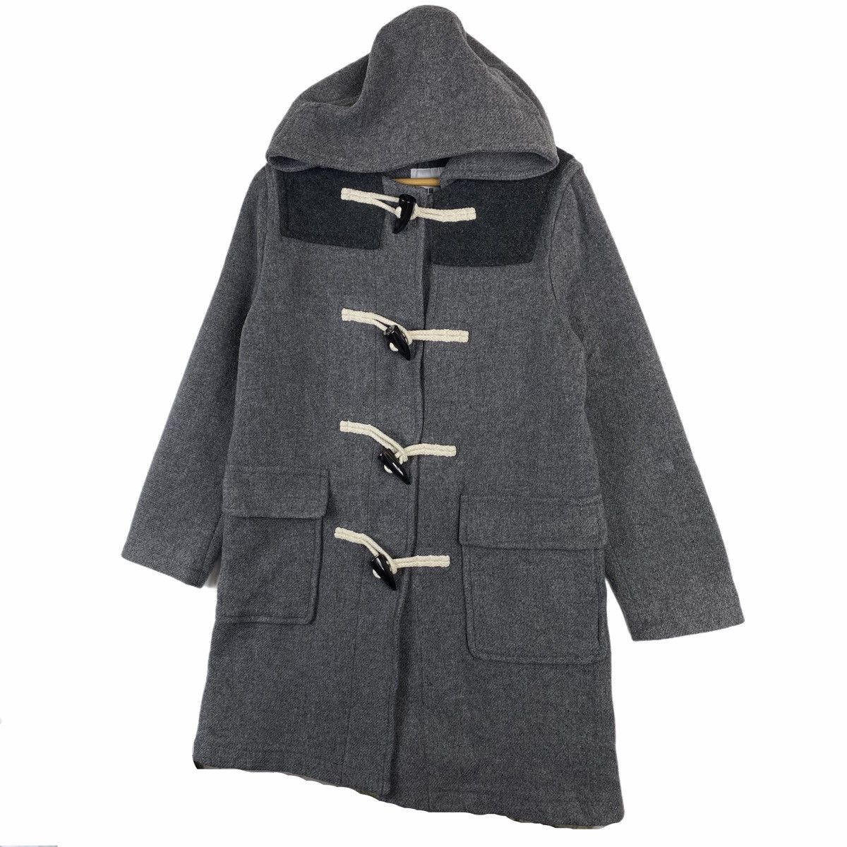 JW Anderson × Japanese Brand × Uniqlo JW ANDERSON X UNIQLO Toggle Button Hoodie Wool Jacket Size US L / EU 52-54 / 3 - 4 Thumbnail