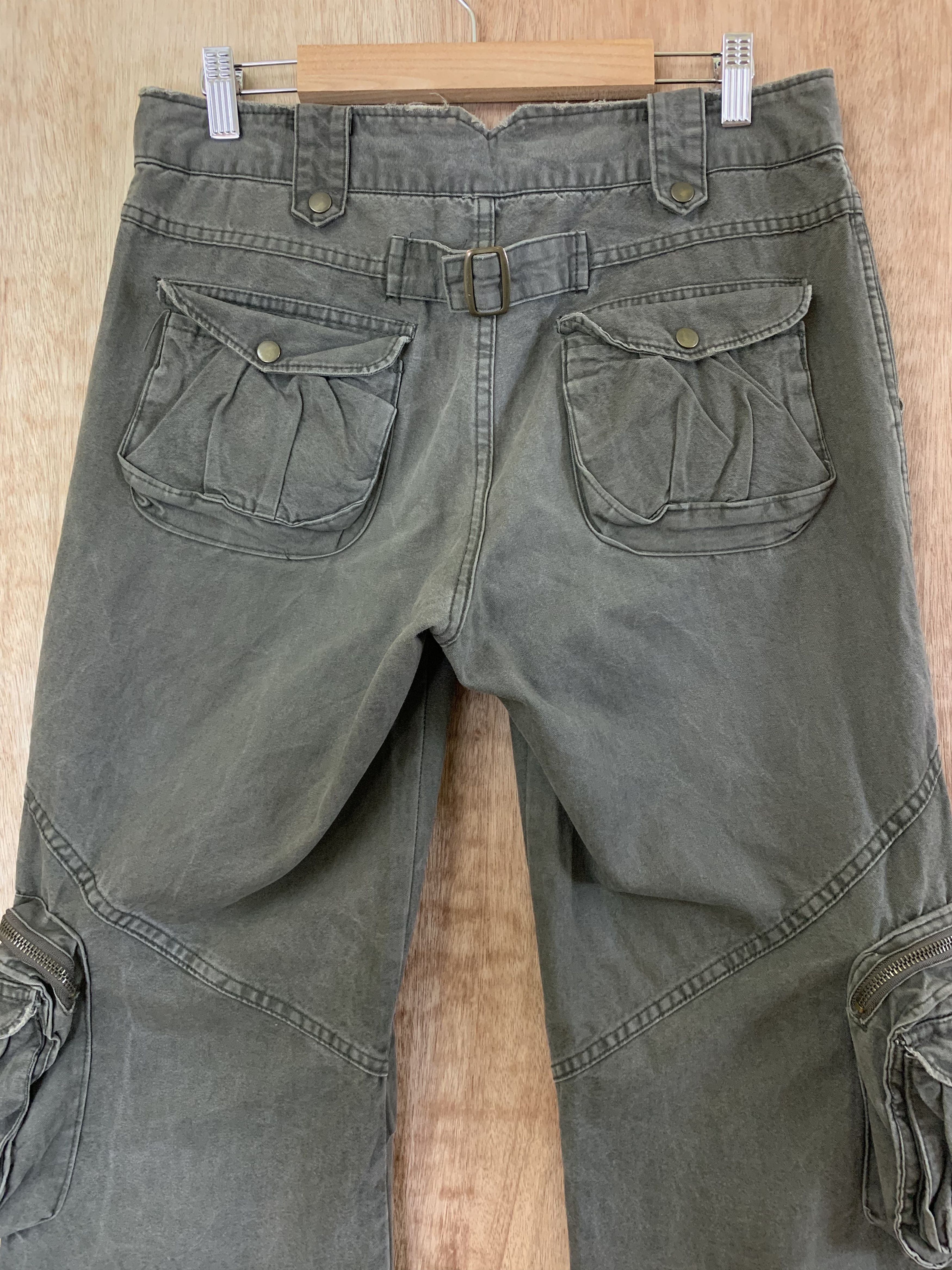 Japanese Brand 3D POCKET CARGO PANTS A.N.B MULTIPOCKET 13 POCKET STREETWEAR Size US 30 / EU 46 - 12 Thumbnail