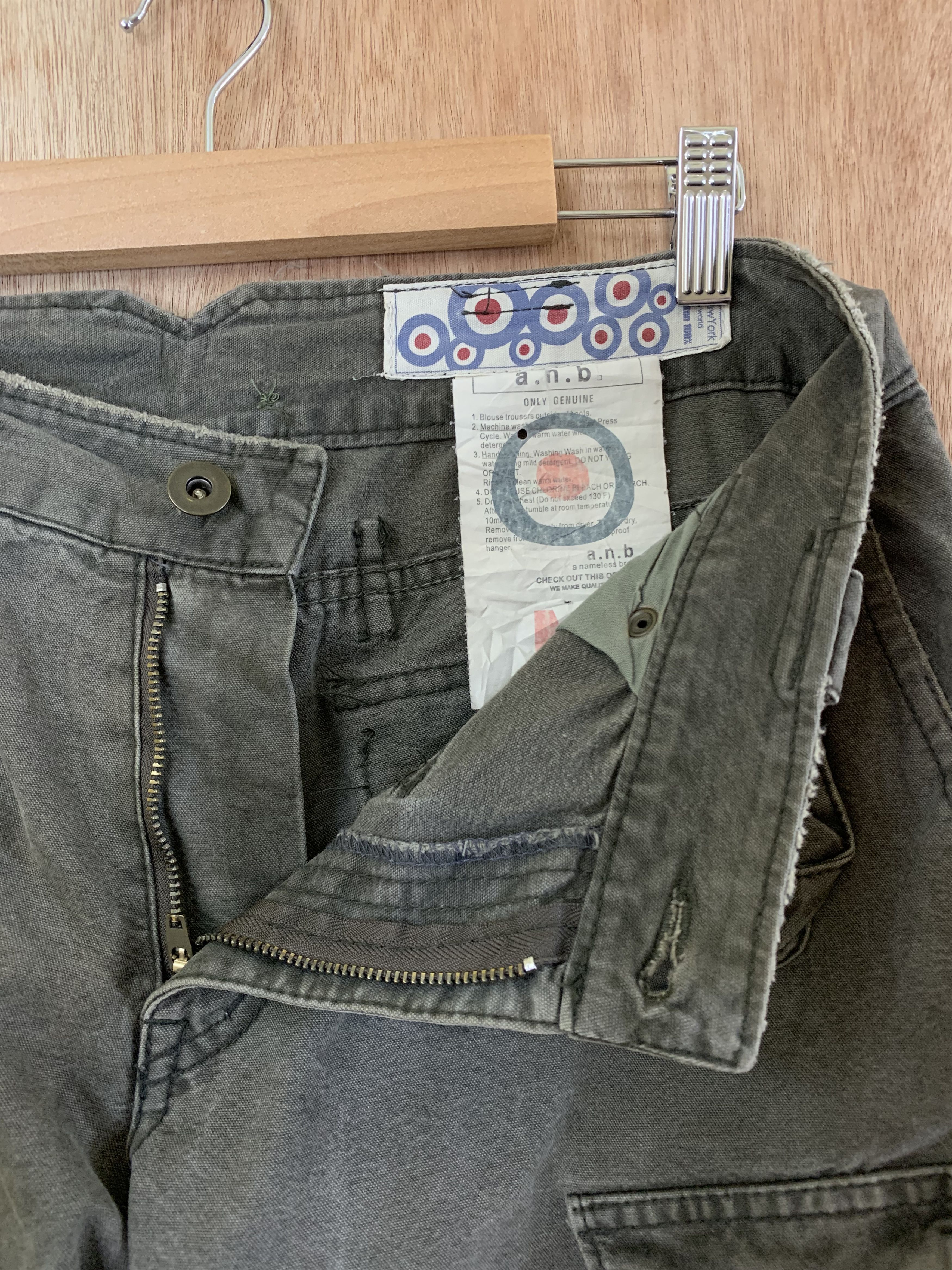 Japanese Brand 3D POCKET CARGO PANTS A.N.B MULTIPOCKET 13 POCKET STREETWEAR Size US 30 / EU 46 - 10 Thumbnail