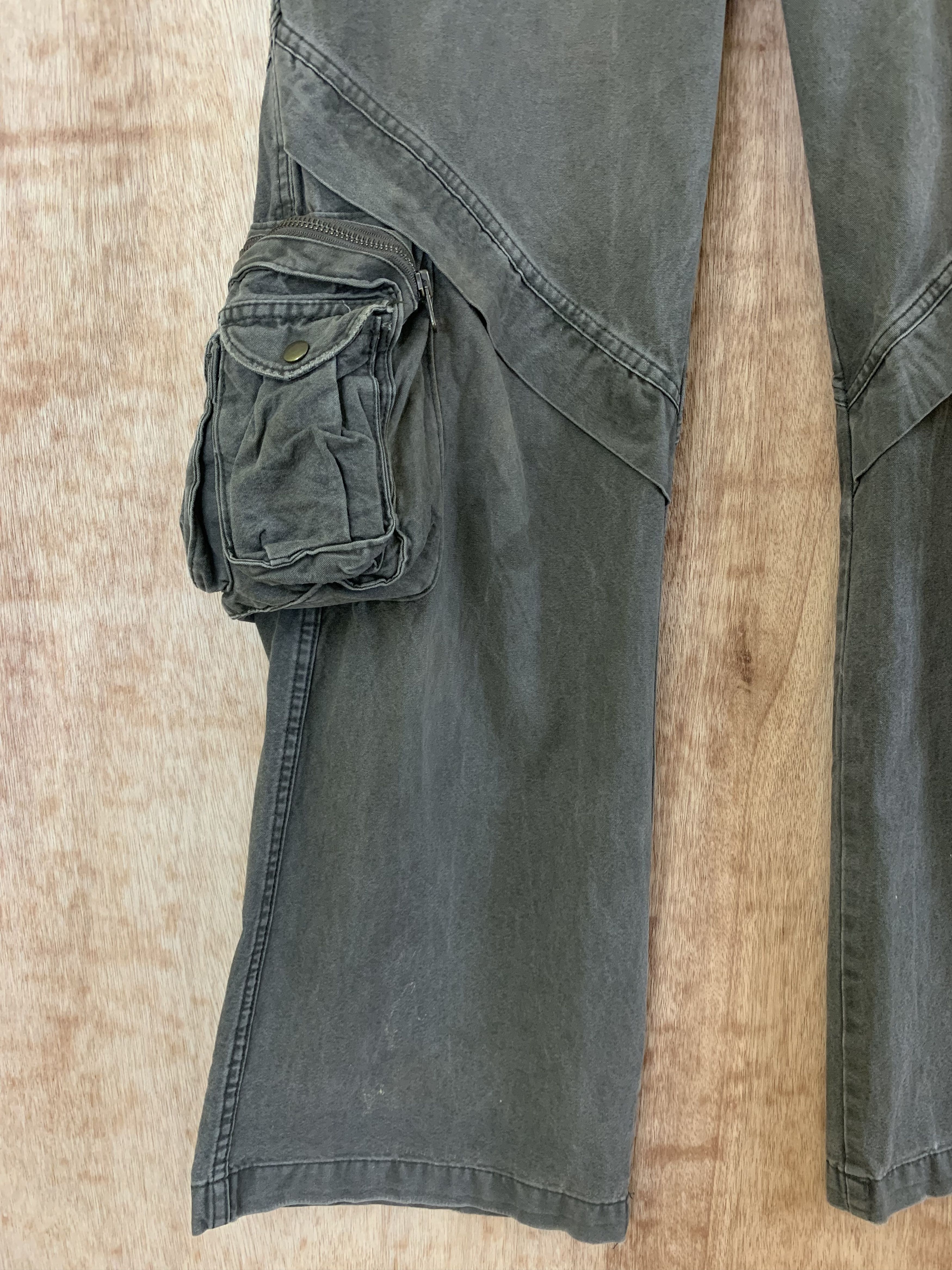 Japanese Brand 3D POCKET CARGO PANTS A.N.B MULTIPOCKET 13 POCKET STREETWEAR Size US 30 / EU 46 - 6 Thumbnail