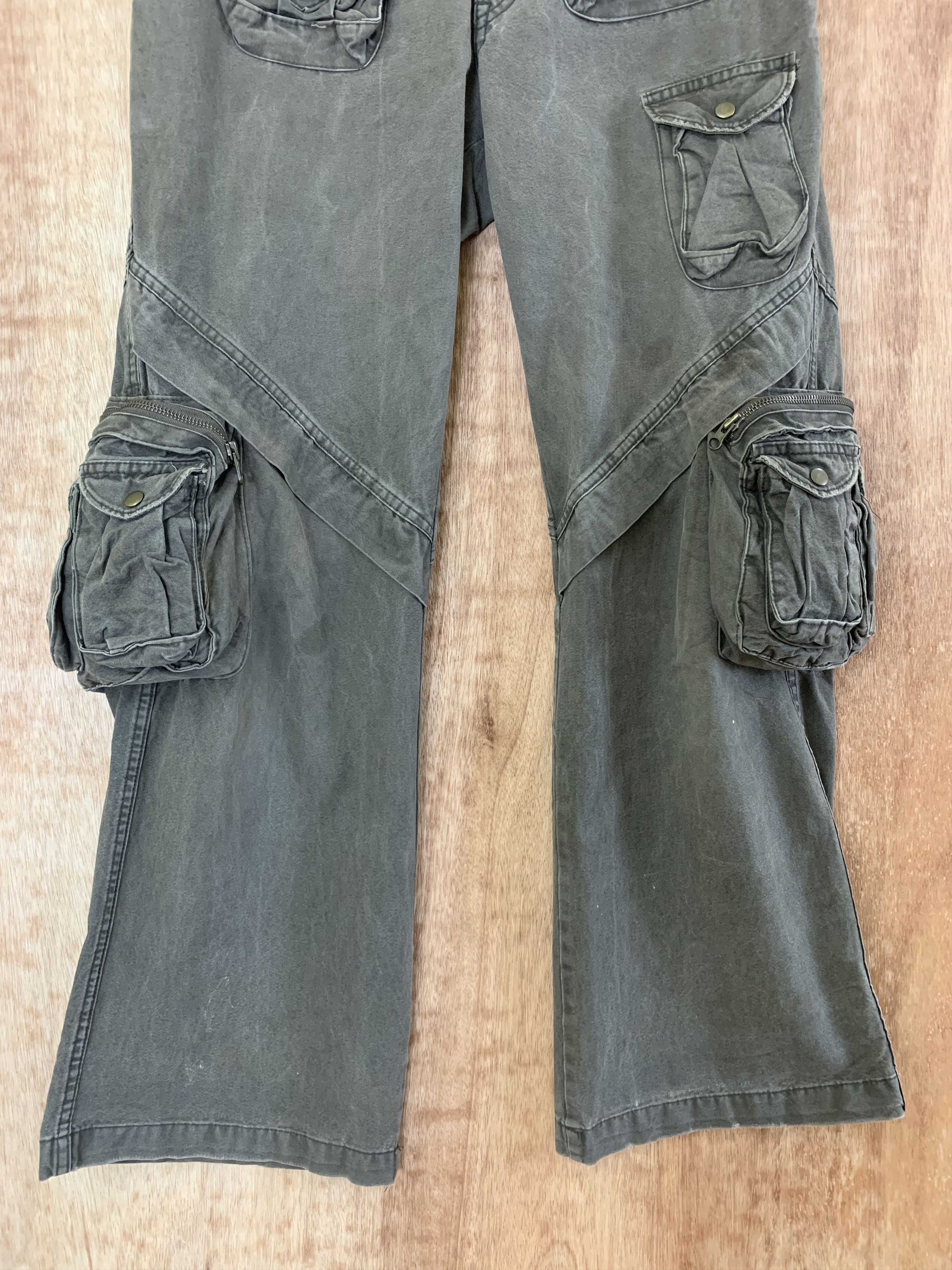 Japanese Brand 3D POCKET CARGO PANTS A.N.B MULTIPOCKET 13 POCKET STREETWEAR Size US 30 / EU 46 - 8 Thumbnail