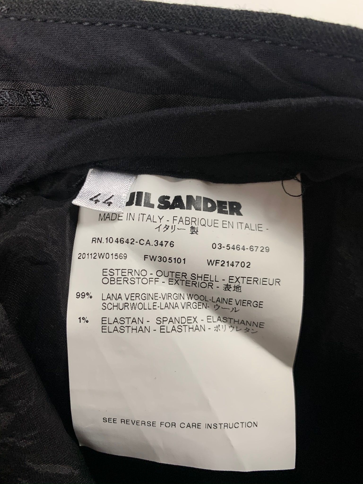 Jil Sander 🔥90% OFF🔥 [SALE] Jil Sander Dark Grey Wool Casual Pants Size 36" / US 14 / IT 50 - 10 Thumbnail