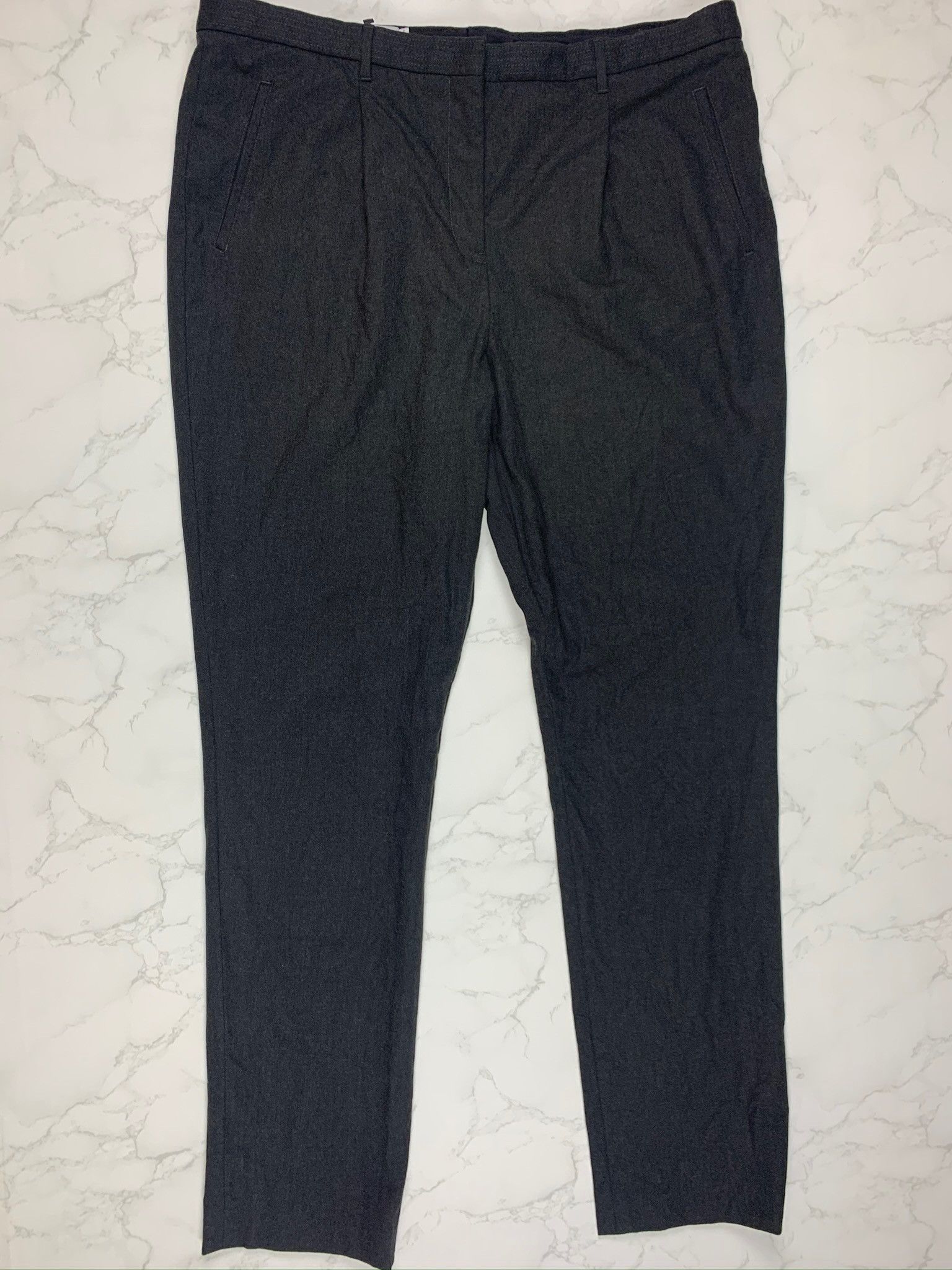 Jil Sander 🔥90% OFF🔥 [SALE] Jil Sander Dark Grey Wool Casual Pants Size 36" / US 14 / IT 50 - 7 Thumbnail