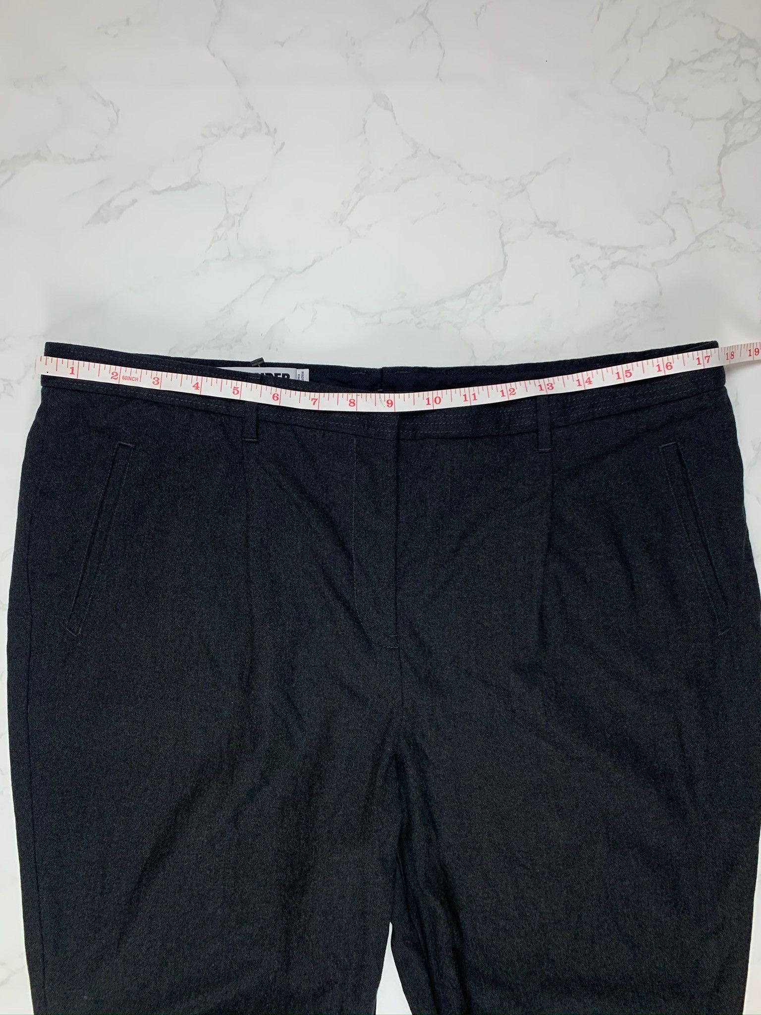 Jil Sander 🔥90% OFF🔥 [SALE] Jil Sander Dark Grey Wool Casual Pants Size 36" / US 14 / IT 50 - 2 Thumbnail