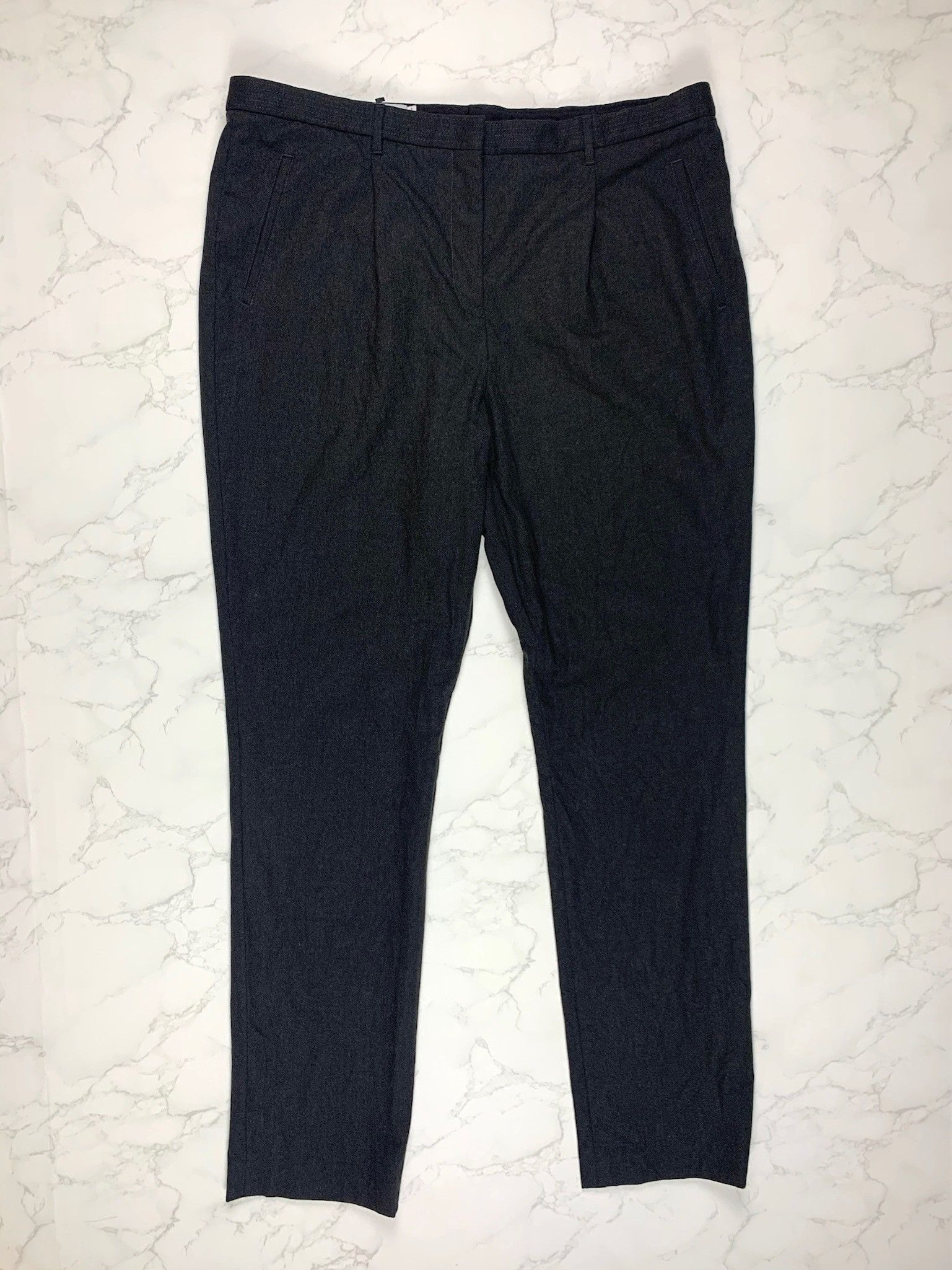 Jil Sander 🔥90% OFF🔥 [SALE] Jil Sander Dark Grey Wool Casual Pants Size 36" / US 14 / IT 50 - 1 Thumbnail