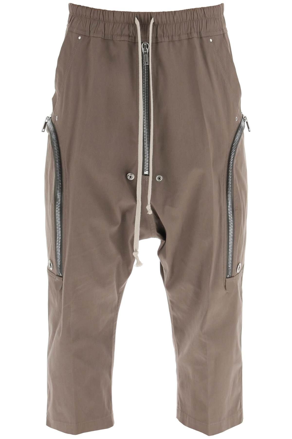 image of Rick Owens Ss23 Bauhaus Bela Cargo Pants in Brown, Men's (Size 34)