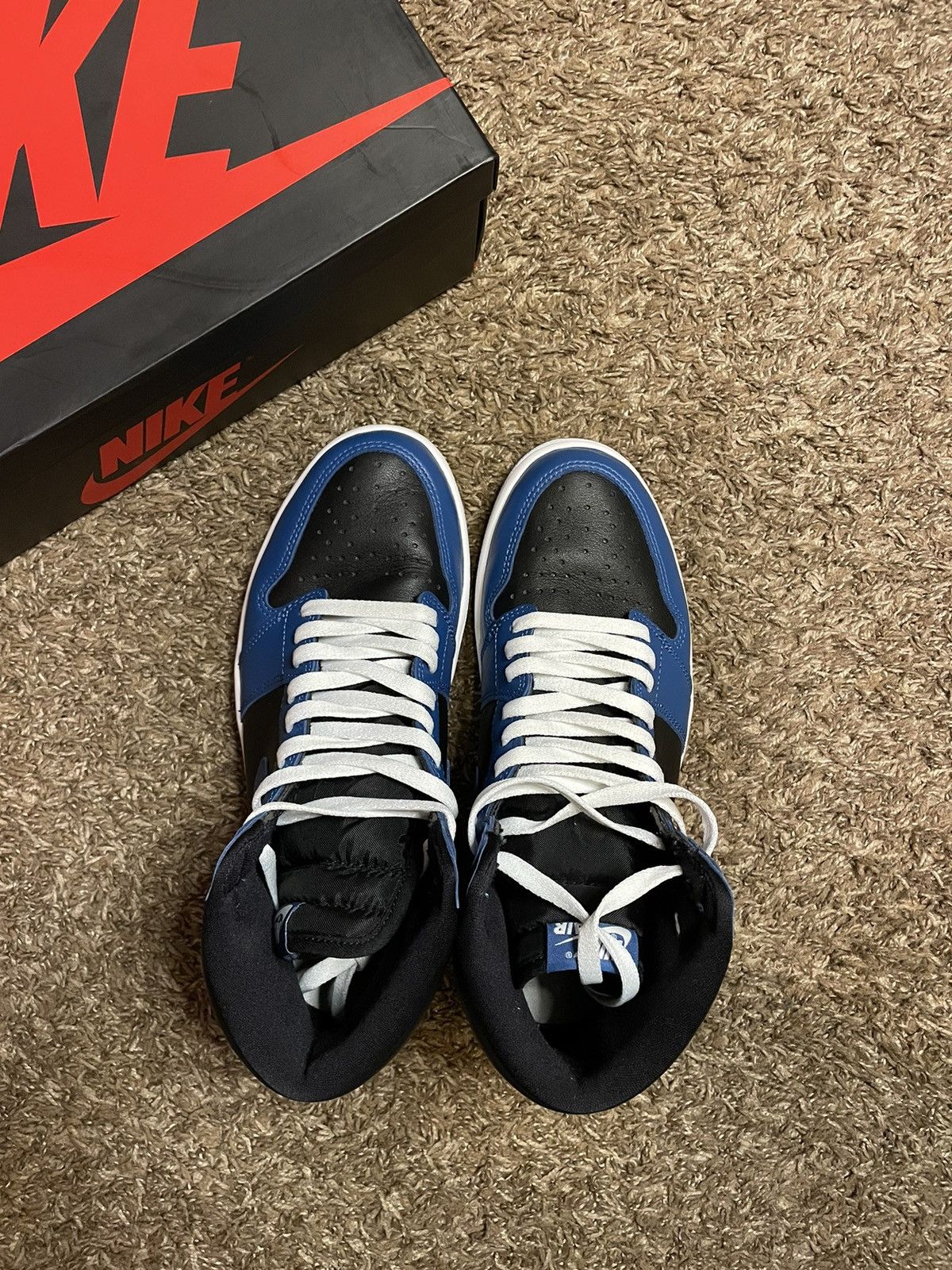 Jordan Brand Jordan 1 retro high dark Marina blue size 9.5 Size US 9.5 / EU 42-43 - 3 Thumbnail