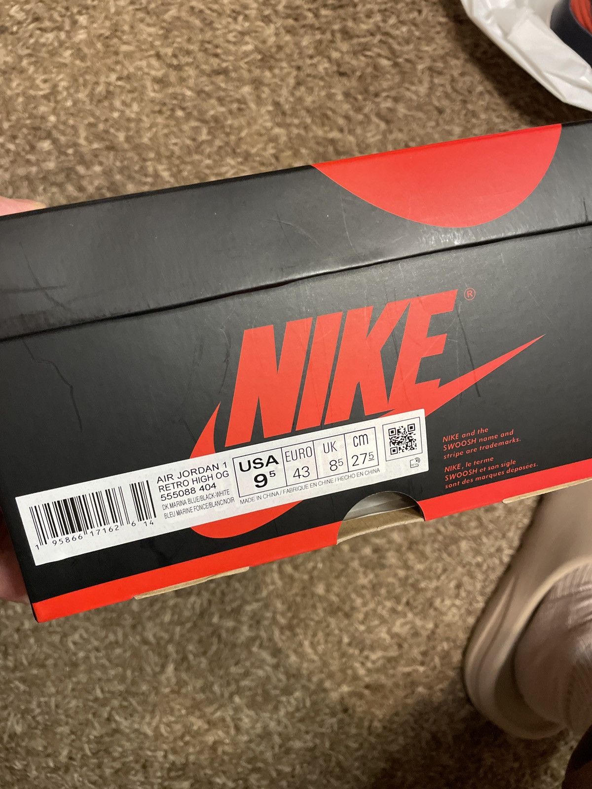 Jordan Brand Jordan 1 retro high dark Marina blue size 9.5 Size US 9.5 / EU 42-43 - 9 Thumbnail