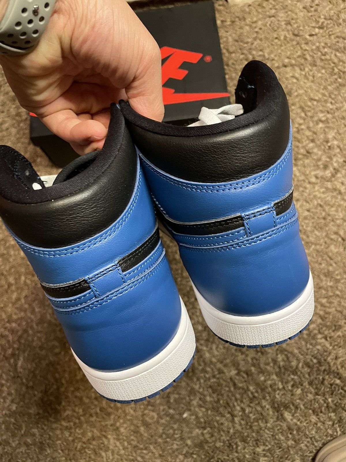 Jordan Brand Jordan 1 retro high dark Marina blue size 9.5 Size US 9.5 / EU 42-43 - 4 Thumbnail