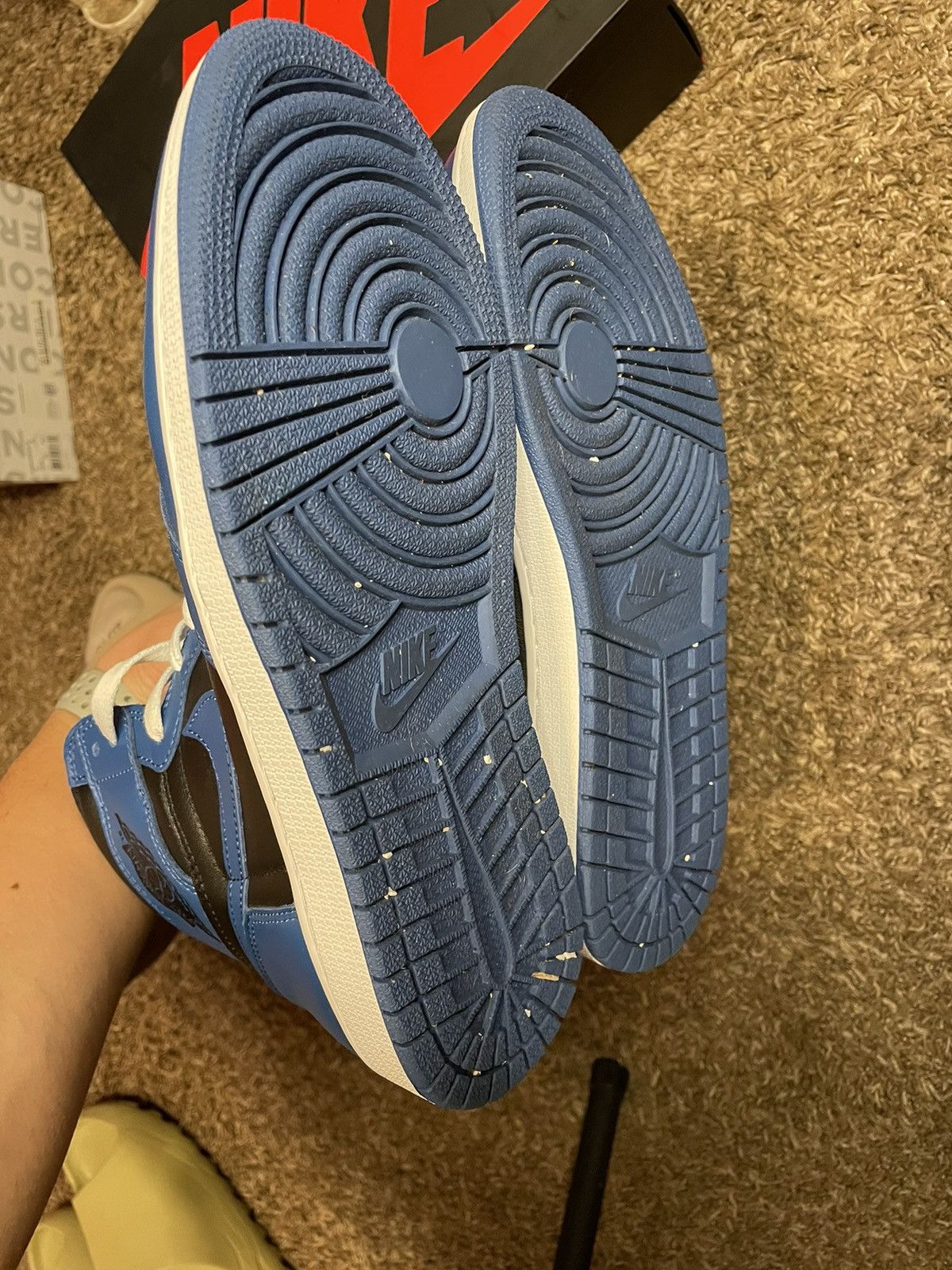 Jordan Brand Jordan 1 retro high dark Marina blue size 9.5 Size US 9.5 / EU 42-43 - 5 Thumbnail