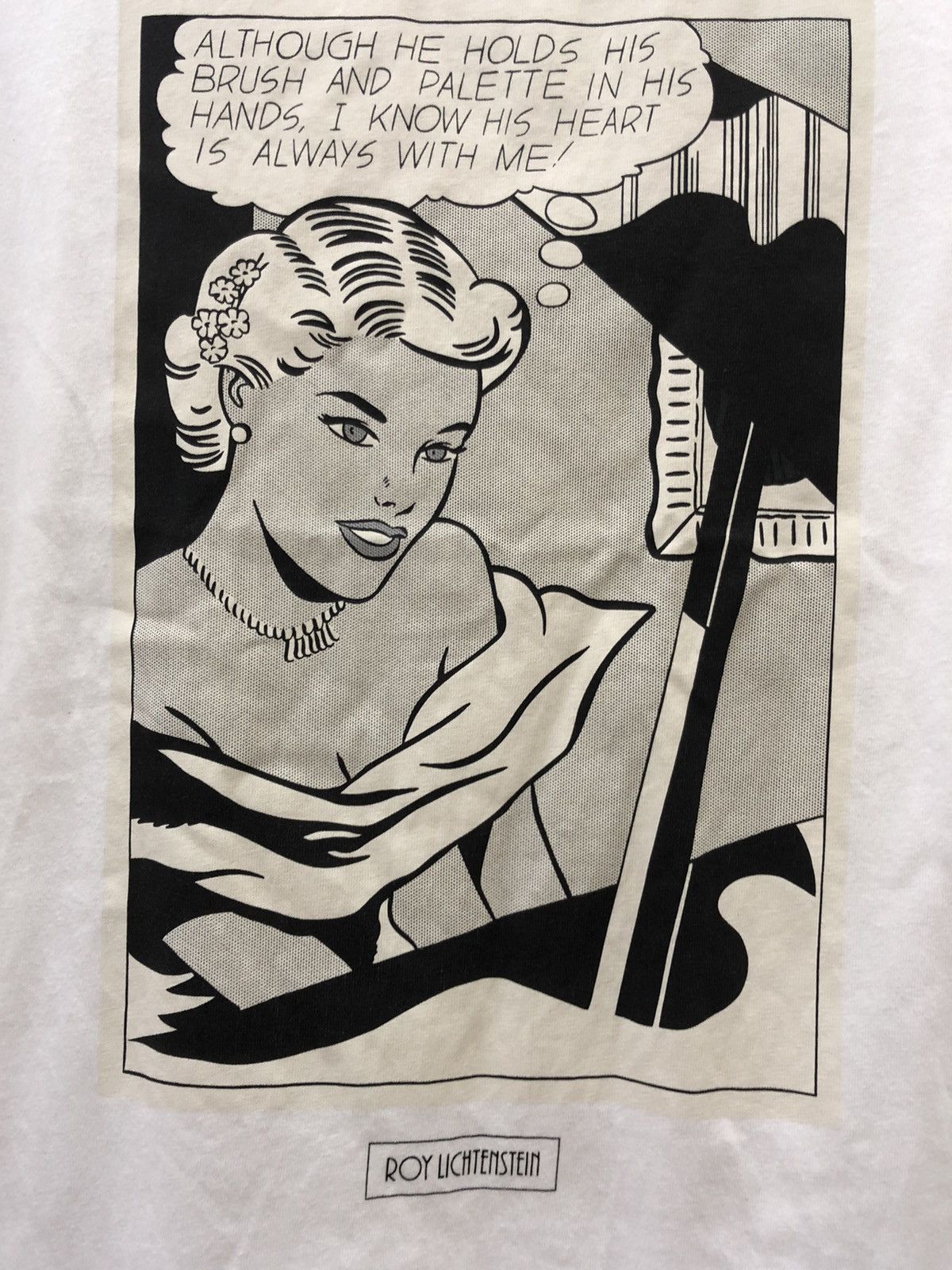 Japanese Brand × Uniqlo UNIQLO x ROY LICHTENSTEIN Girl at Piano tees Size US M / EU 48-50 / 2 - 2 Thumbnail
