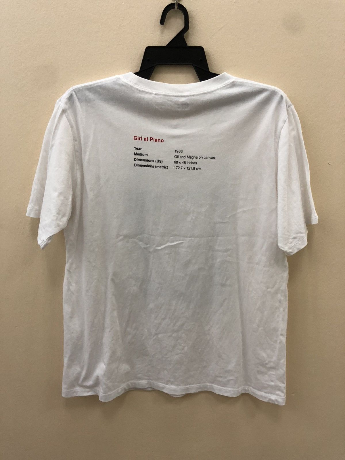 Japanese Brand × Uniqlo UNIQLO x ROY LICHTENSTEIN Girl at Piano tees Size US M / EU 48-50 / 2 - 11 Thumbnail