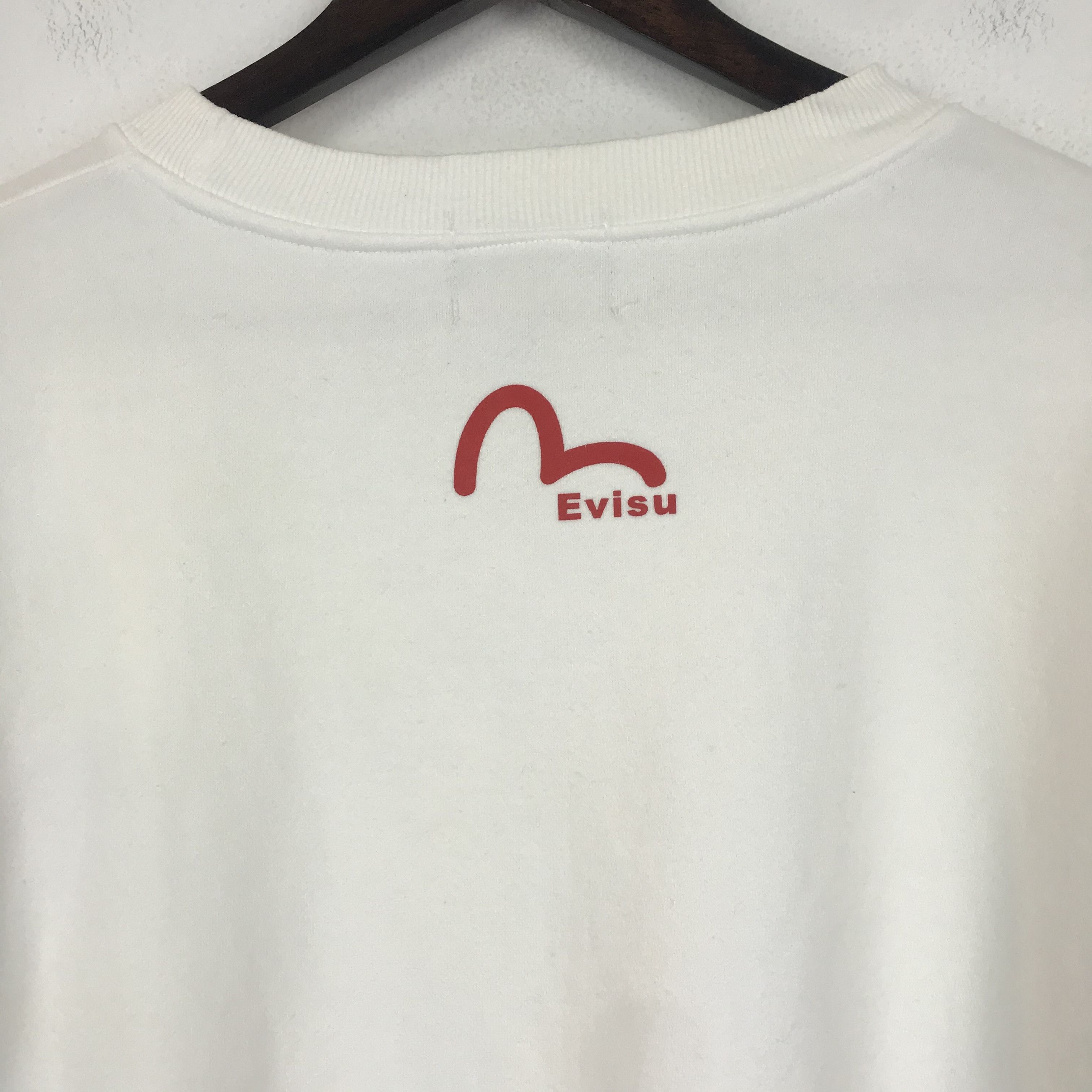 Evisu × Japanese Brand × Vintage 💣OFFER Vtg EVISU JAPAN Playing Card Design Sweatshirt Size US XL / EU 56 / 4 - 6 Thumbnail