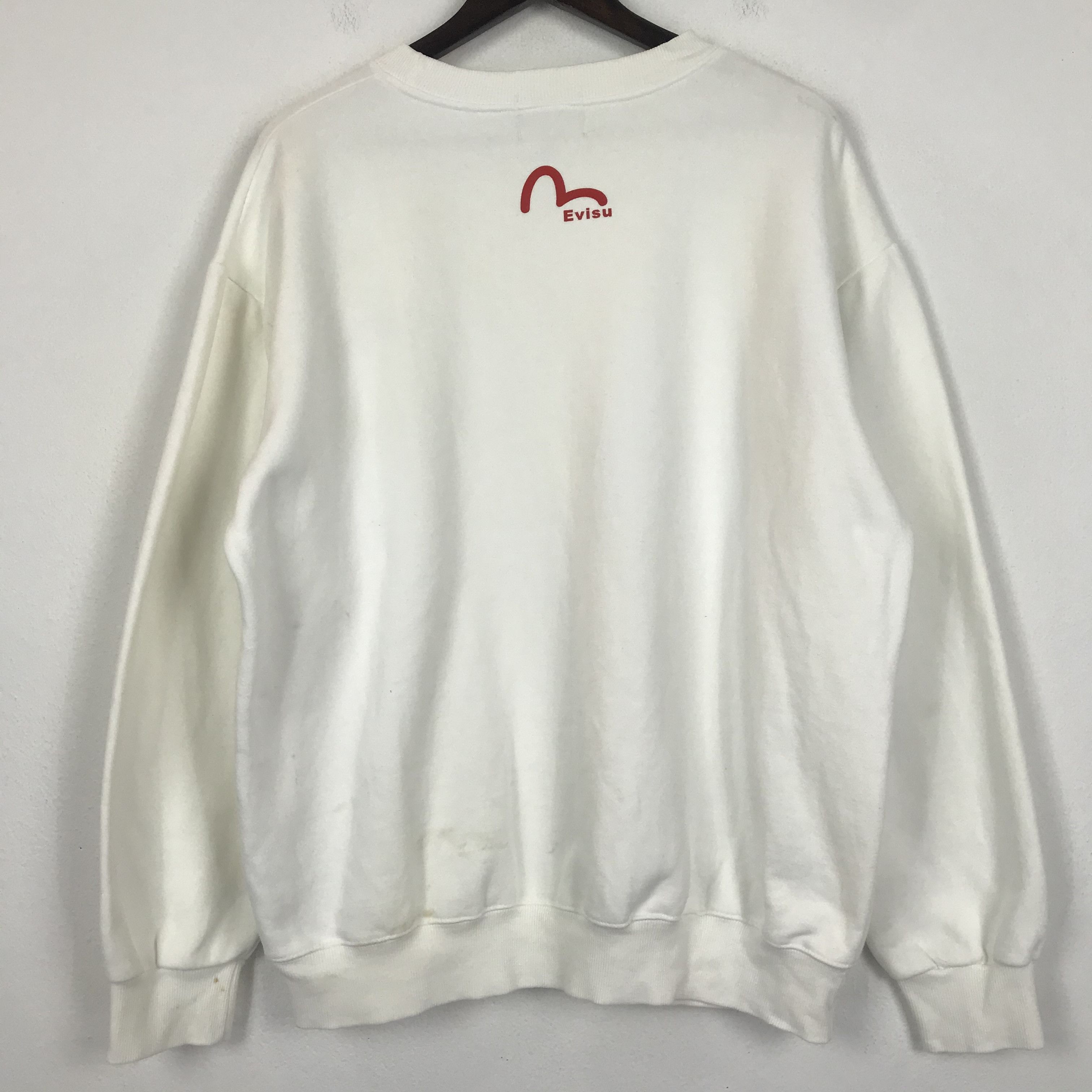 Evisu × Japanese Brand × Vintage 💣OFFER Vtg EVISU JAPAN Playing Card Design Sweatshirt Size US XL / EU 56 / 4 - 5 Thumbnail