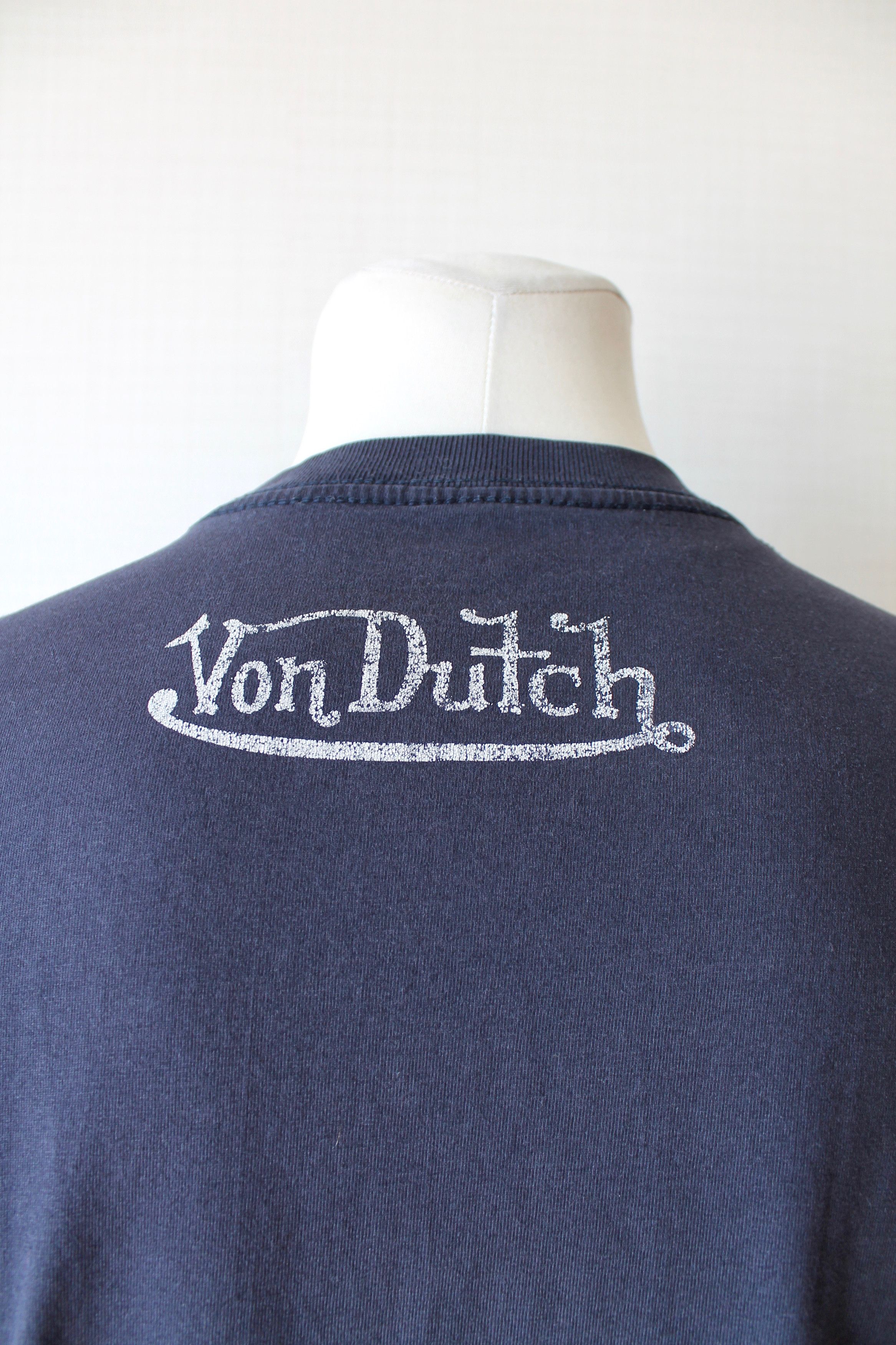 Vintage VINTAGE! Von Dutch t-shirt print big logo Size US M / EU 48-50 / 2 - 5 Thumbnail