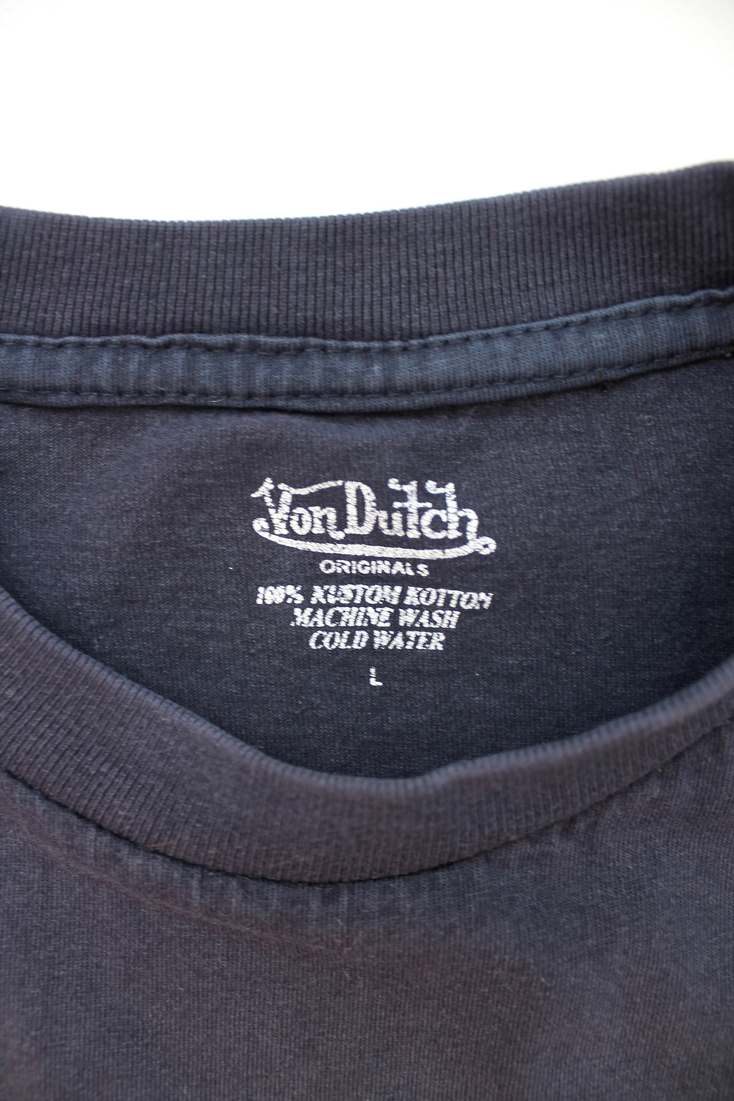 Vintage VINTAGE! Von Dutch t-shirt print big logo Size US M / EU 48-50 / 2 - 10 Thumbnail