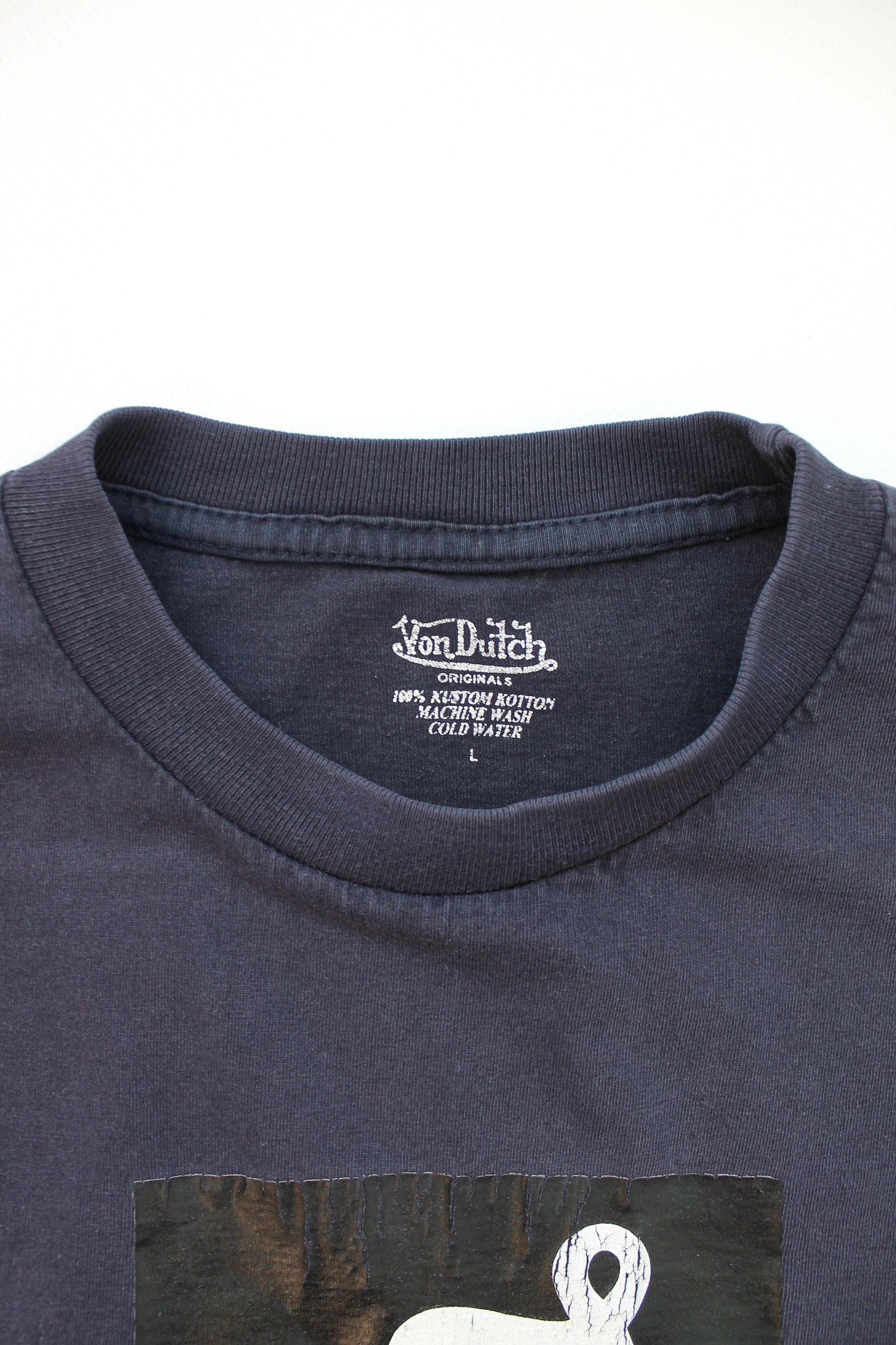 Vintage VINTAGE! Von Dutch t-shirt print big logo Size US M / EU 48-50 / 2 - 9 Thumbnail