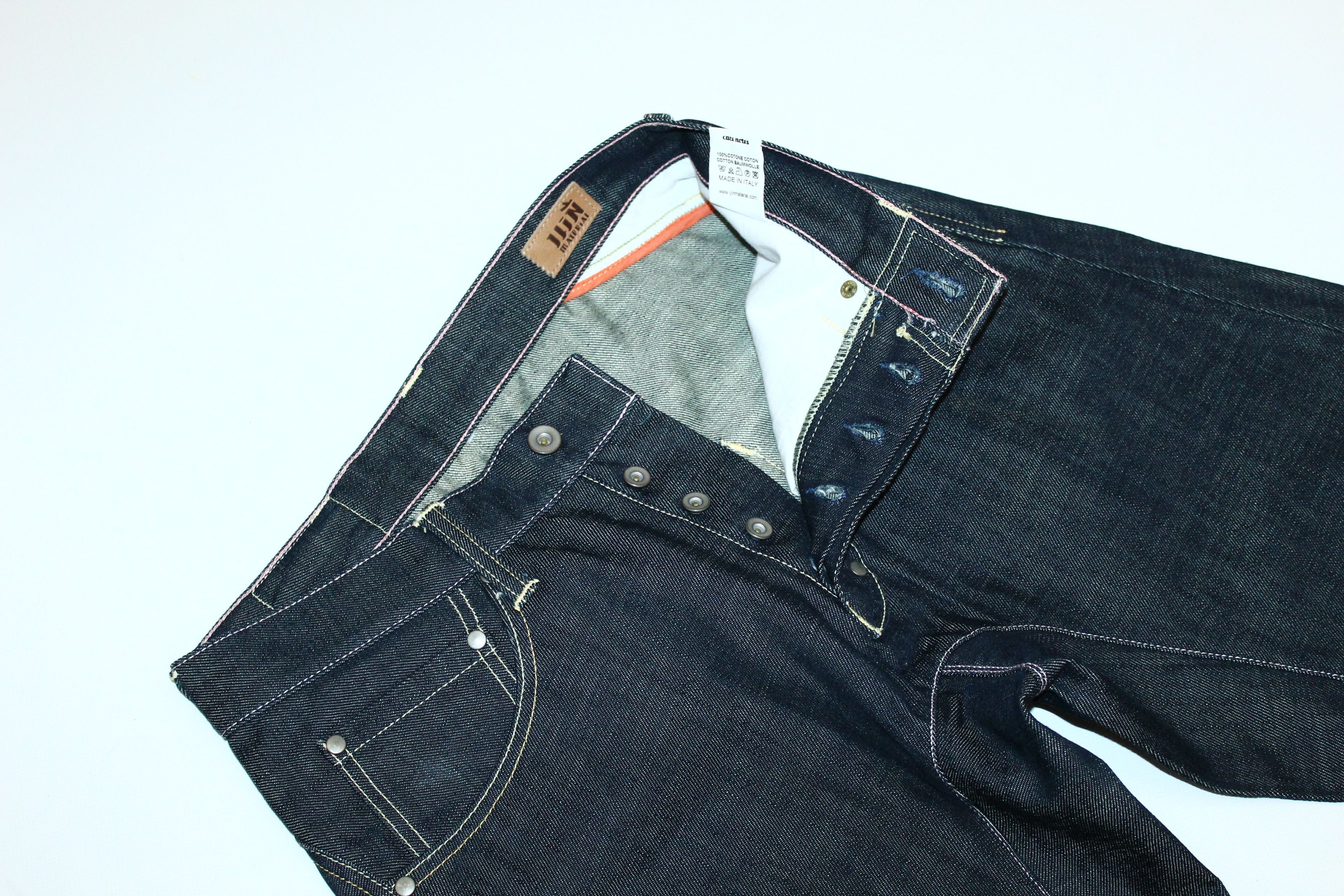 Japanese Brand Iijin Material Raw Denim Bootcut Baggy Western Jeans Size US 31 - 2 Thumbnail