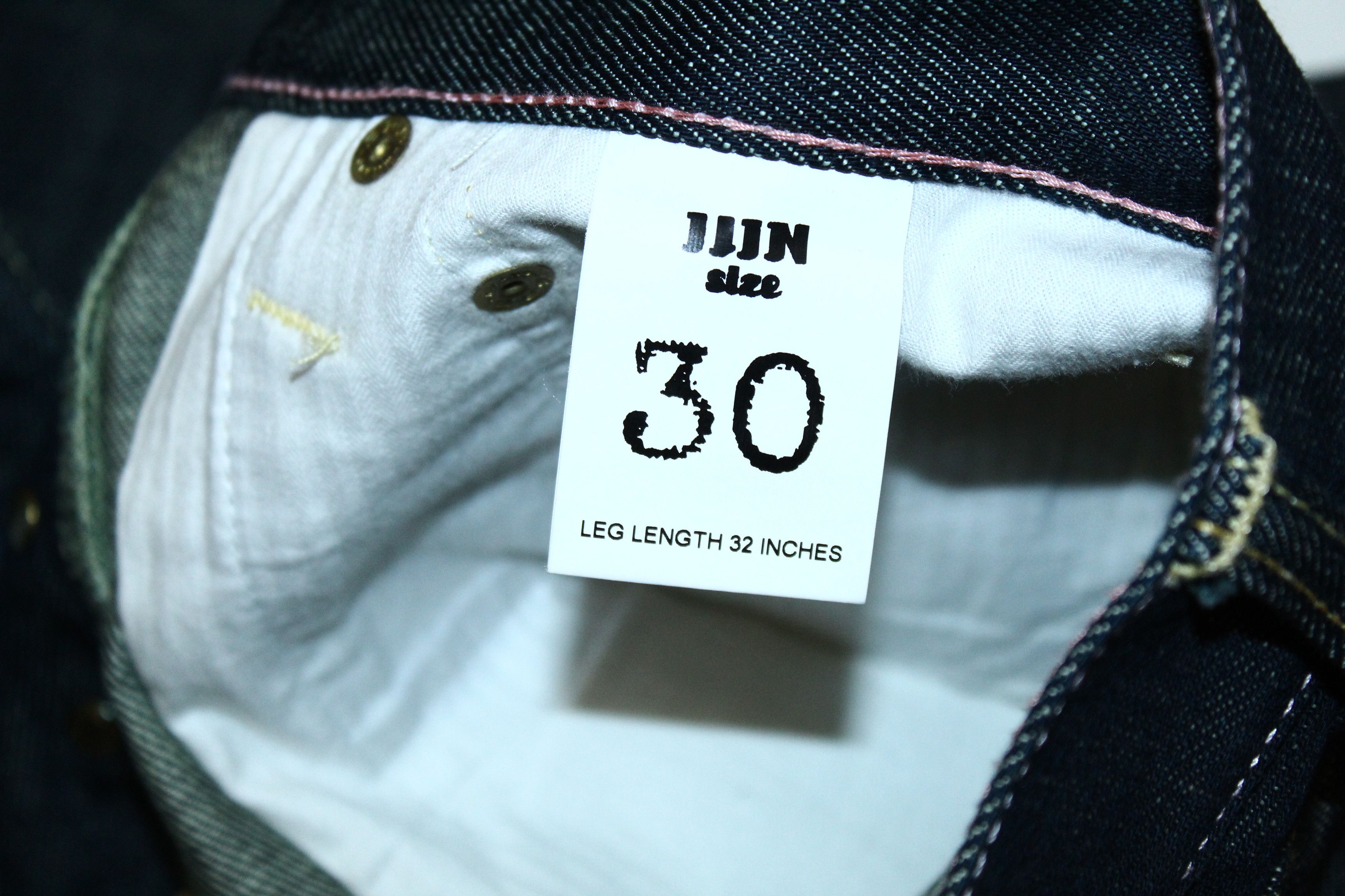 Japanese Brand Iijin Material Raw Denim Bootcut Baggy Western Jeans Size US 31 - 10 Thumbnail