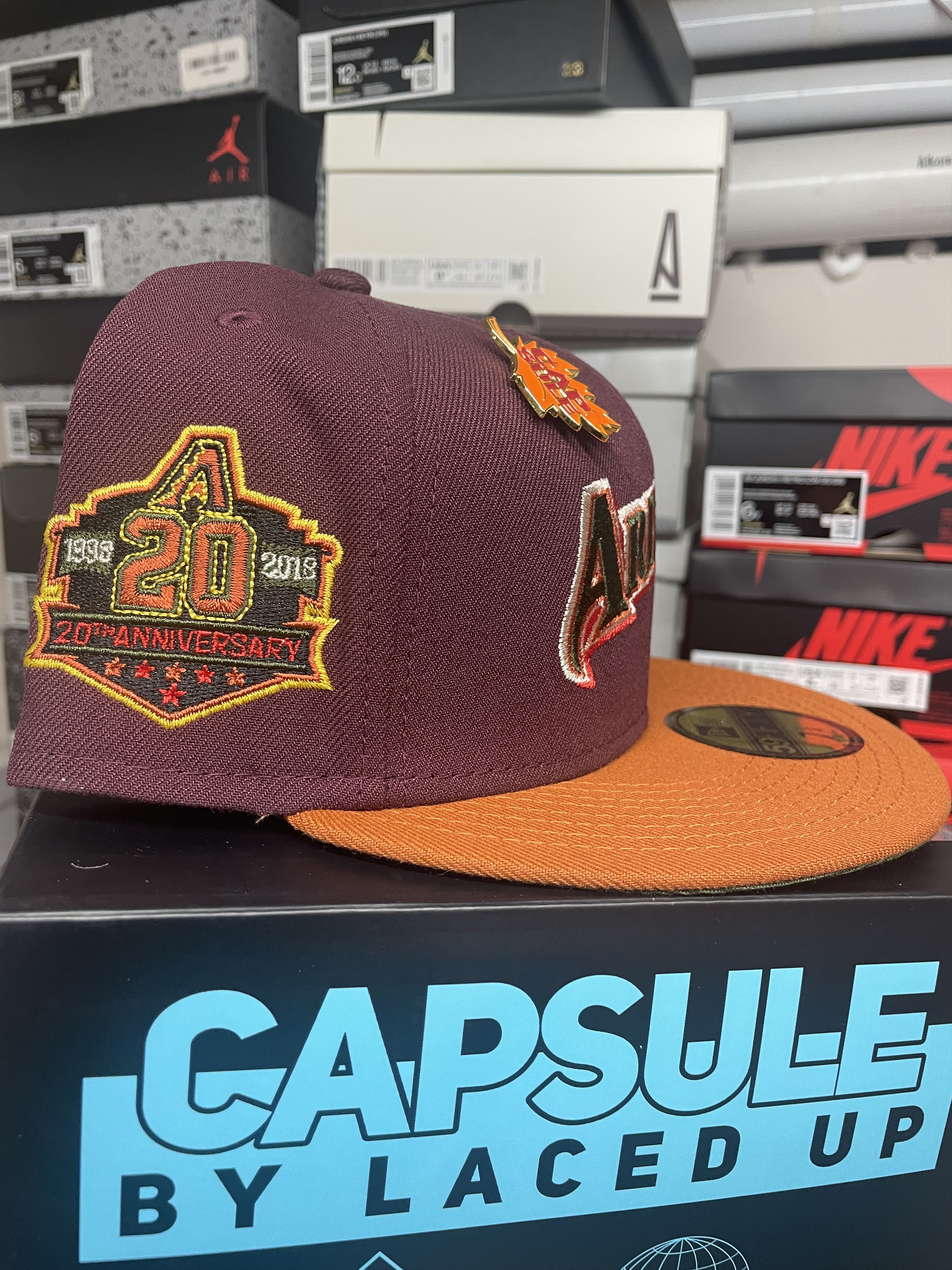 Capsule × New Era 7 1/4 Capsule Fall 2.0 Arizona Diamondbacks 20th Orange Size ONE SIZE - 3 Thumbnail