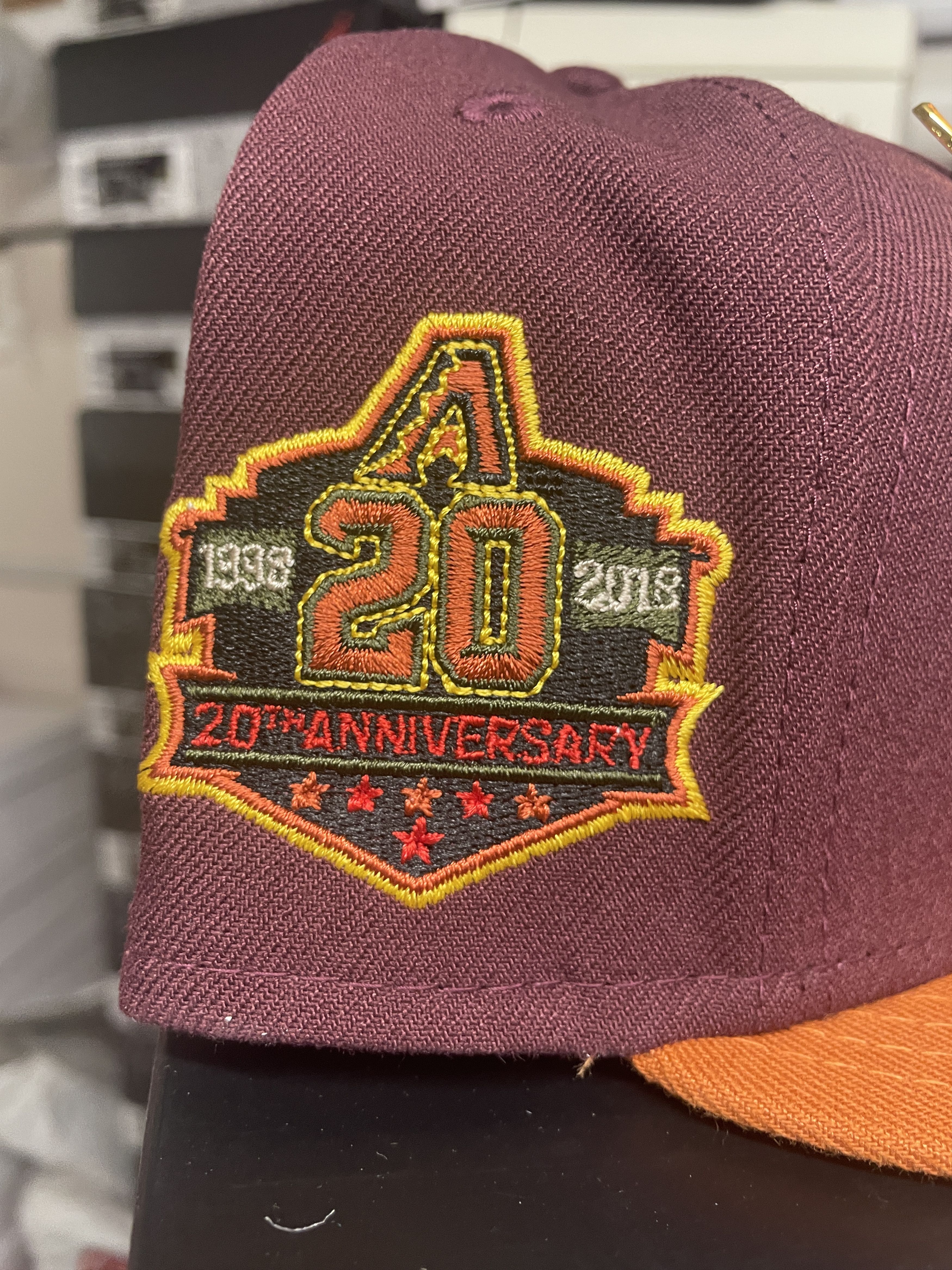 Capsule × New Era 7 1/4 Capsule Fall 2.0 Arizona Diamondbacks 20th Orange Size ONE SIZE - 4 Thumbnail