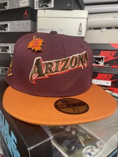 Men's Mitchell & Ness Red/Royal Arizona Diamondbacks Hometown Snapback Hat